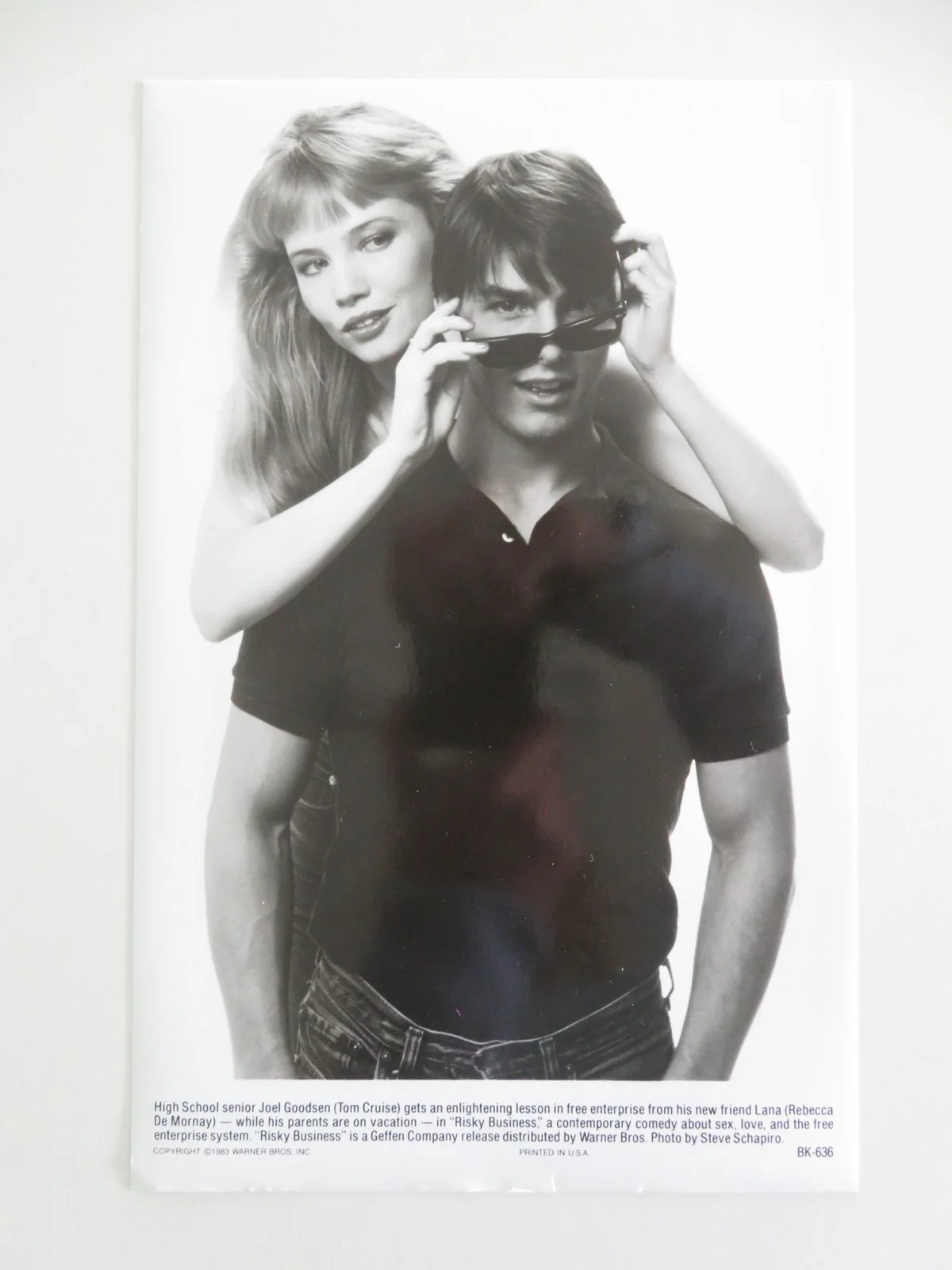 Risky Business Movie Still Photo Lot Of 3 Tom Cruise Rebecca De Mornay 1983, изображение 3