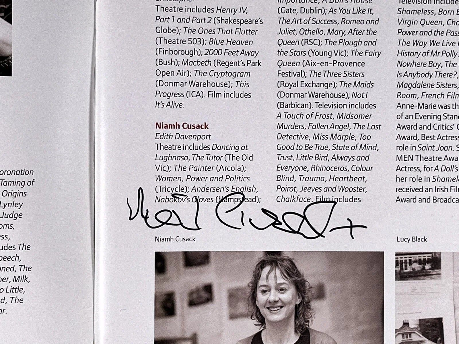 Anne Marie Duff Signed Cause Celebra Theatre Programme The Old Vic Spring 2011, image 5