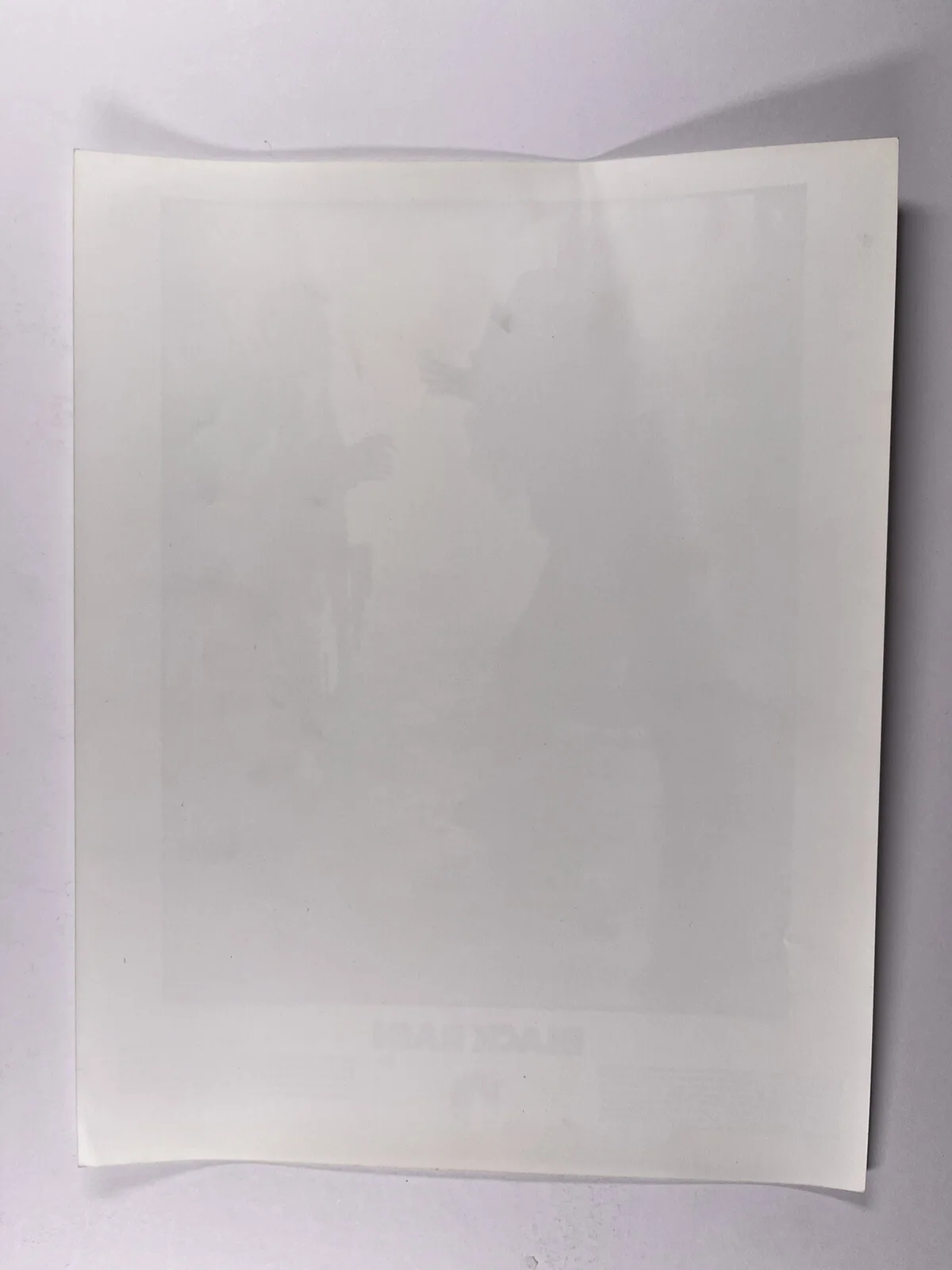 Black Rain Photograph Andy Garcia Original black And White Press Promotion 1989, изображение 2