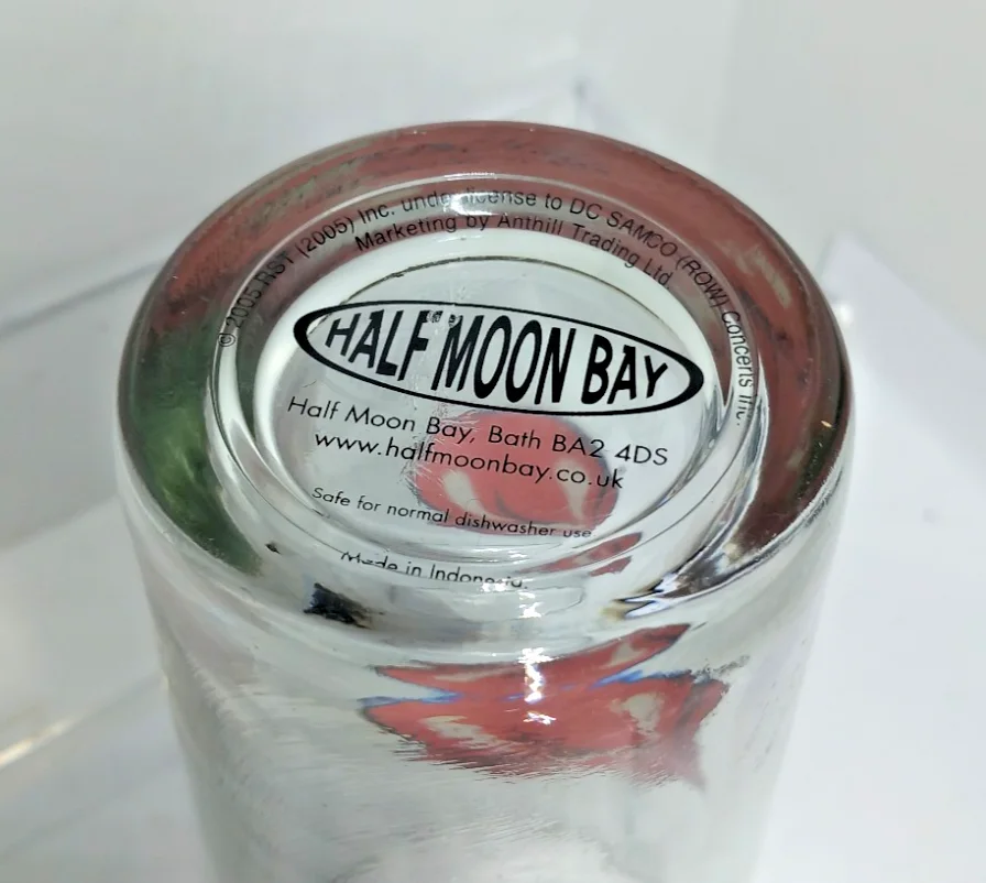 Rolling Stones Tumbler Glass Half Moon Bay Official Band 2005 Merch Lips Tumbler, изображение 3