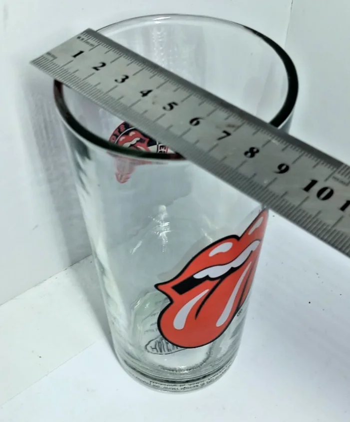 Rolling Stones Tumbler Glass Half Moon Bay Official Band 2005 Merch Lips Tumbler, изображение 5