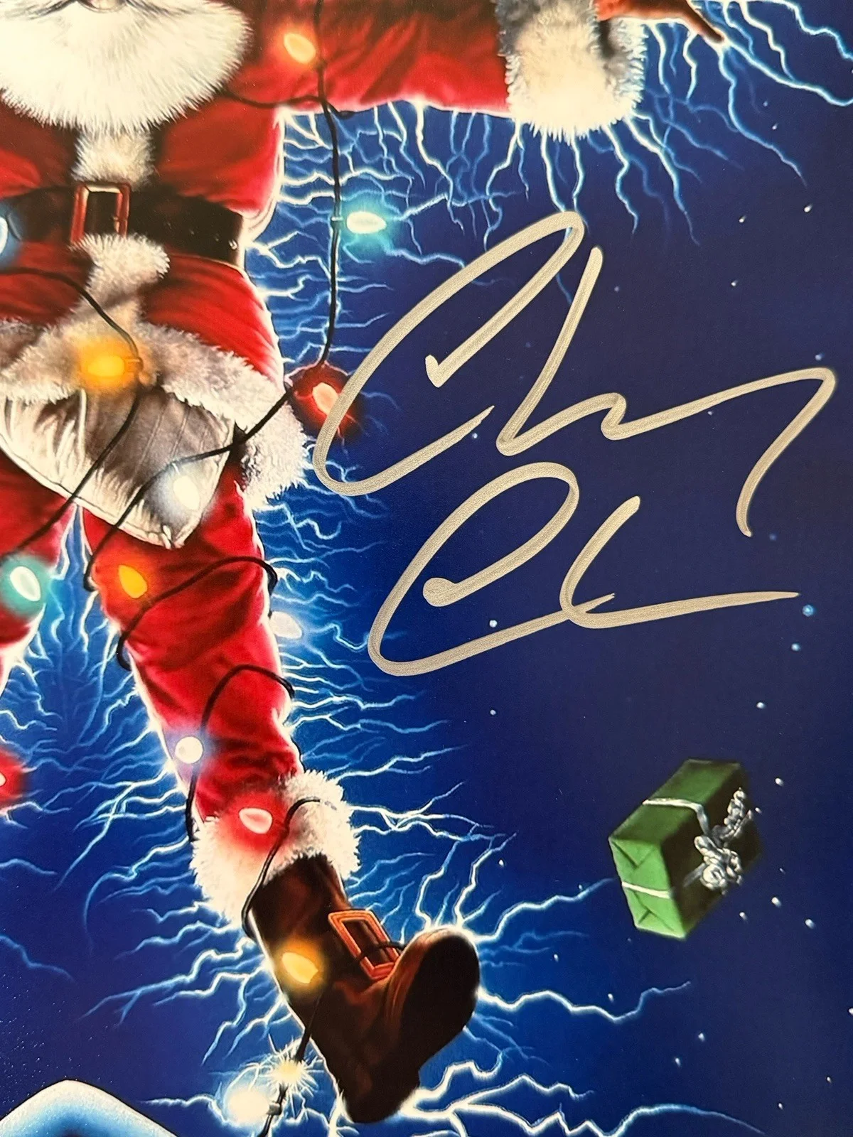 Chevy Chase — Chevy Chase SIGNED 11x17 Christmas Vacation Photo EXACT PROOF JSA COA A, image 2