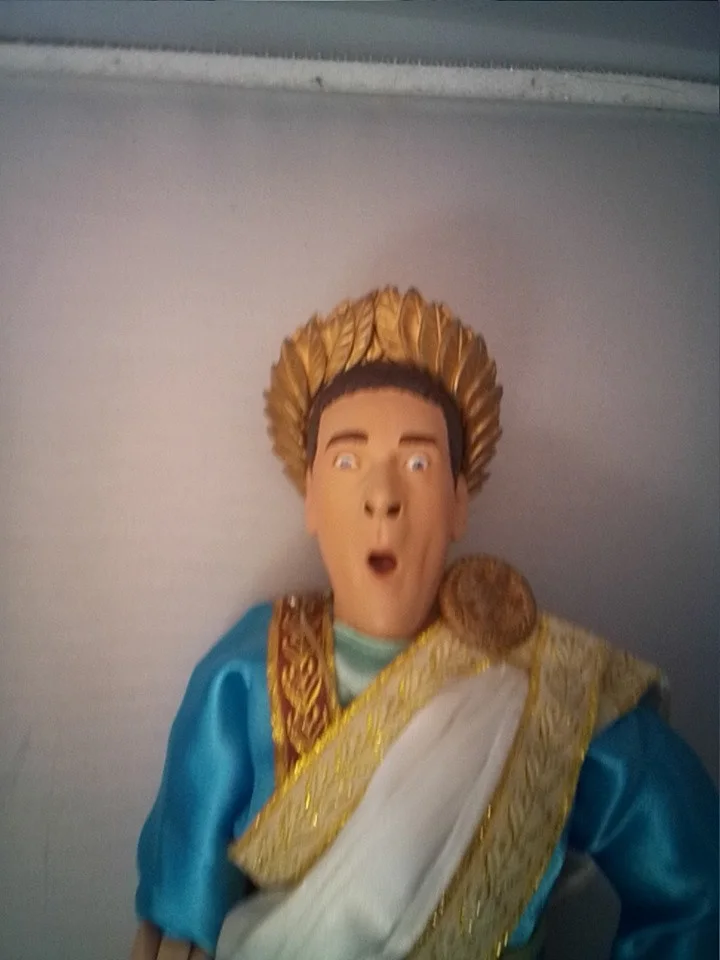 Carry On Cleo Kenneth Williams Deluxe Action Figure,No Talking Base, Boxed, image 4