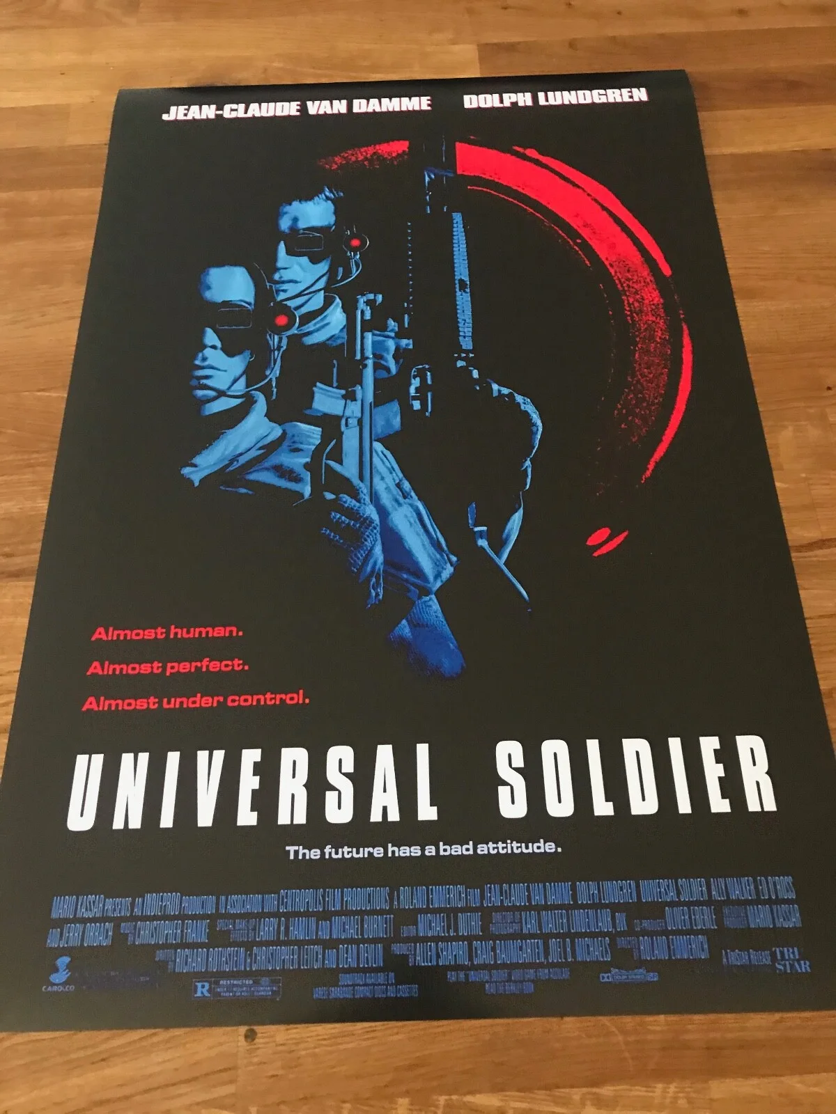 A2 size Poster Universal Soldier 420mm x 594mm, image 2