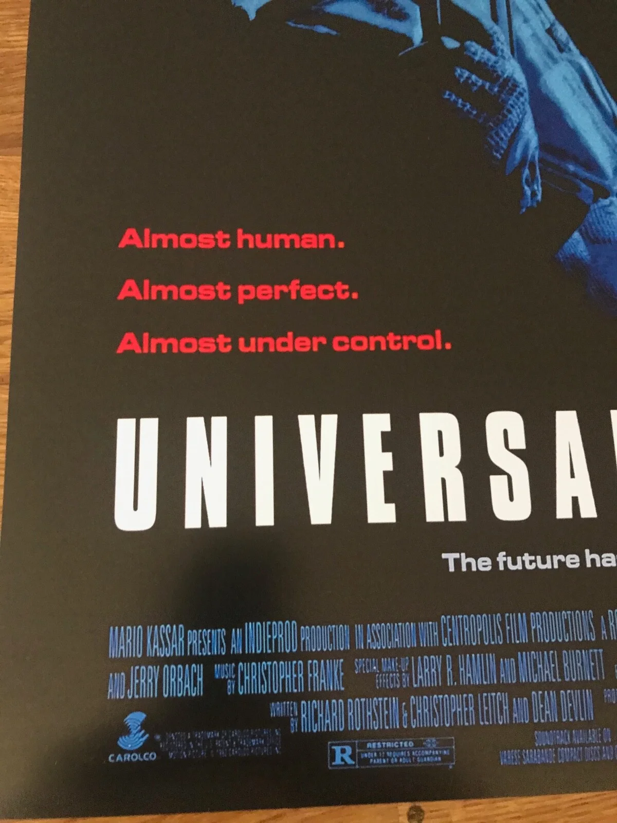 A2 size Poster Universal Soldier 420mm x 594mm, image 4