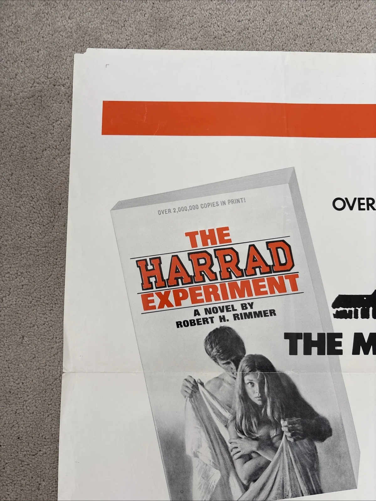 The Harrad Experiment (1973) Original US One Sheet Movie Poster, изображение 2