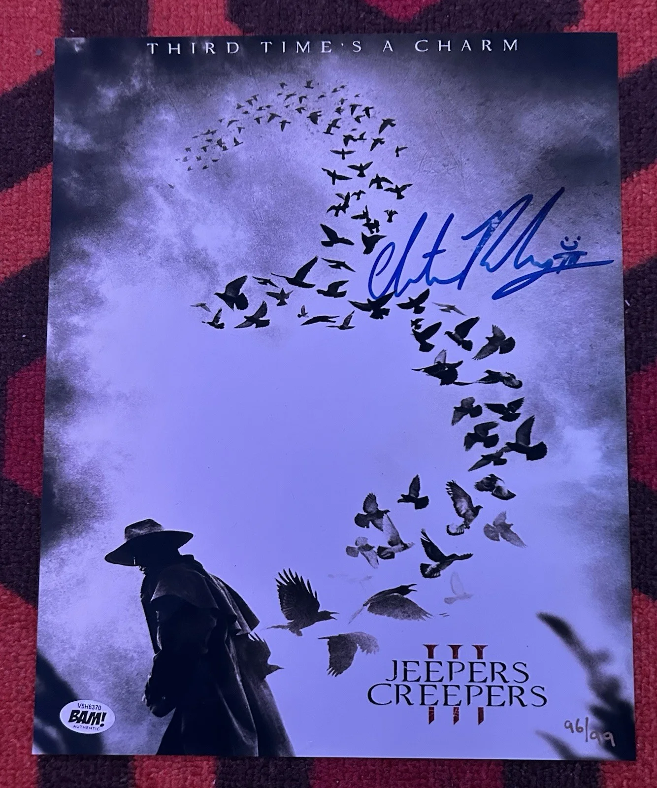Chester Rushing — Jeepers Creepers Signed /99 Print Chester Rushing BAM! Box Horror COA