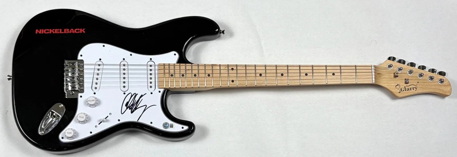 Chad Kroeger Nickelback Signed Autograph Electric Guitar Lead Singer Beckett COA, image 3