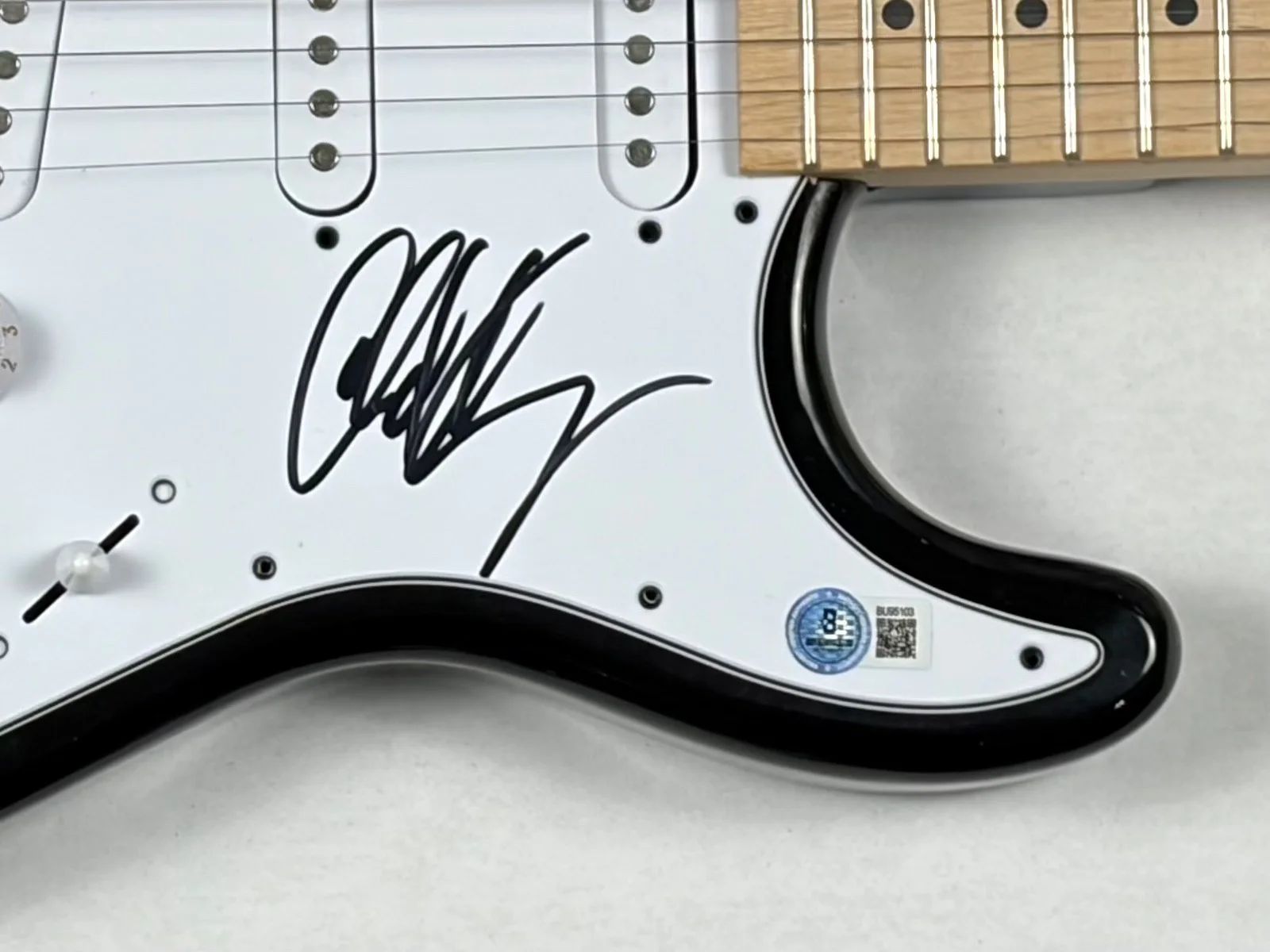 Chad Kroeger Nickelback Signed Autograph Electric Guitar Lead Singer Beckett COA, image 5