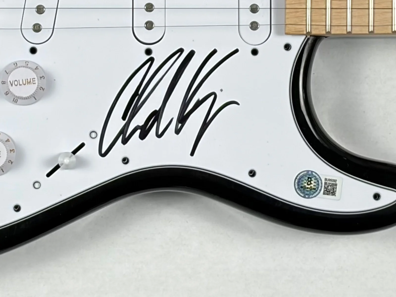 Chad Kroeger Nickelback Signed Autograph Electric Guitar Lead Singer Beckett COA, image 4