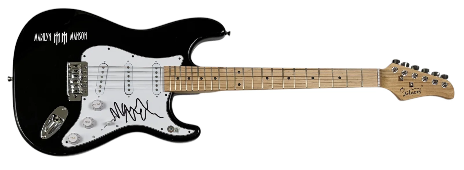Marilyn Manson Signed Autograph Electric Guitar Beckett BAS COA, изображение 2