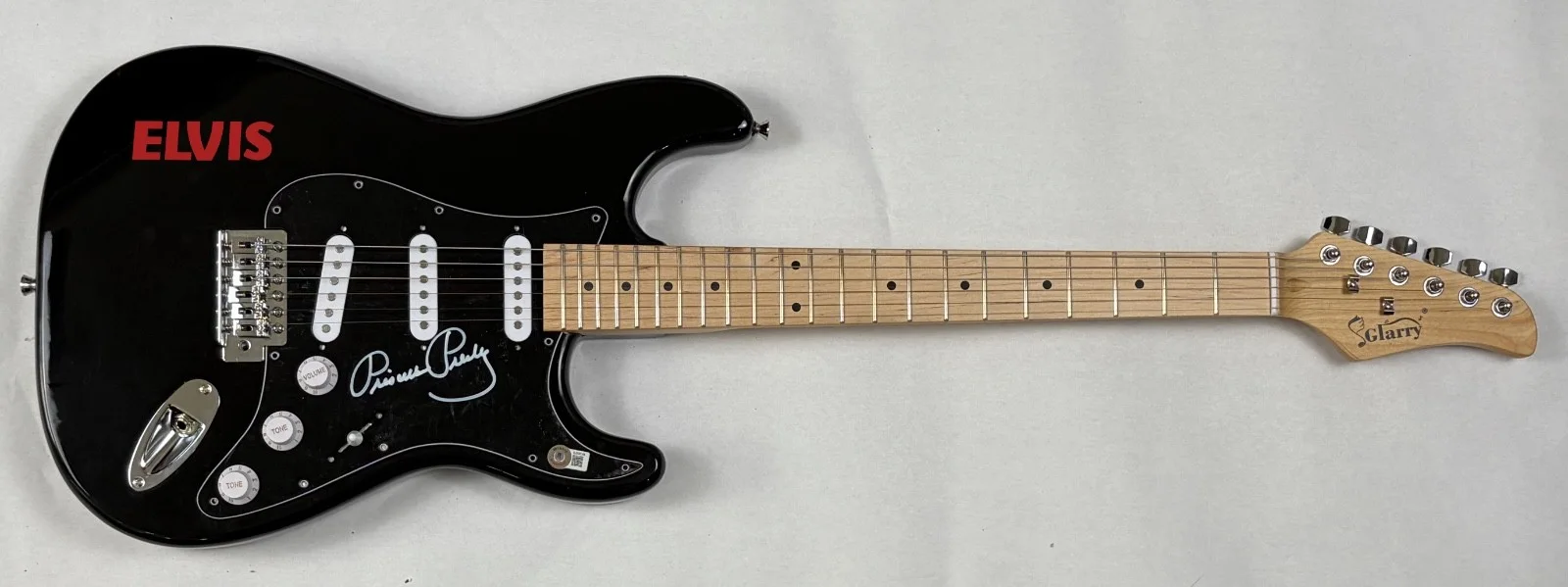 Priscilla Presley Signed Autograph Electric Guitar Elvis Presley Wife BAS COA, изображение 3