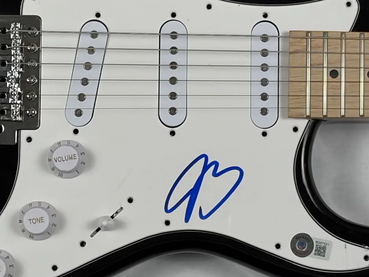 Joe Bonamassa Signed Autograph Electric Guitar Blues Rock Guitarist Beckett COA, изображение 3