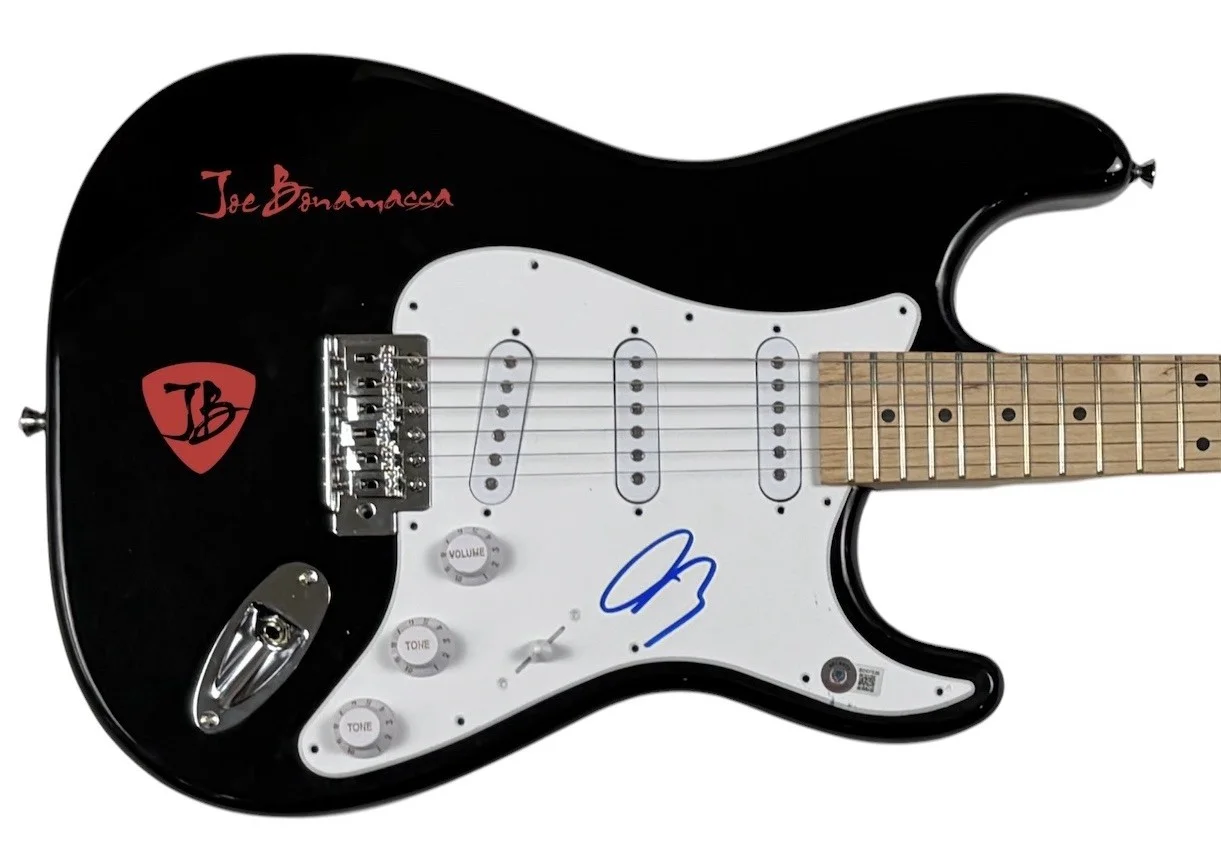 Joe Bonamassa Signed Autograph Electric Guitar Blues Rock Guitarist Beckett COA, изображение 4