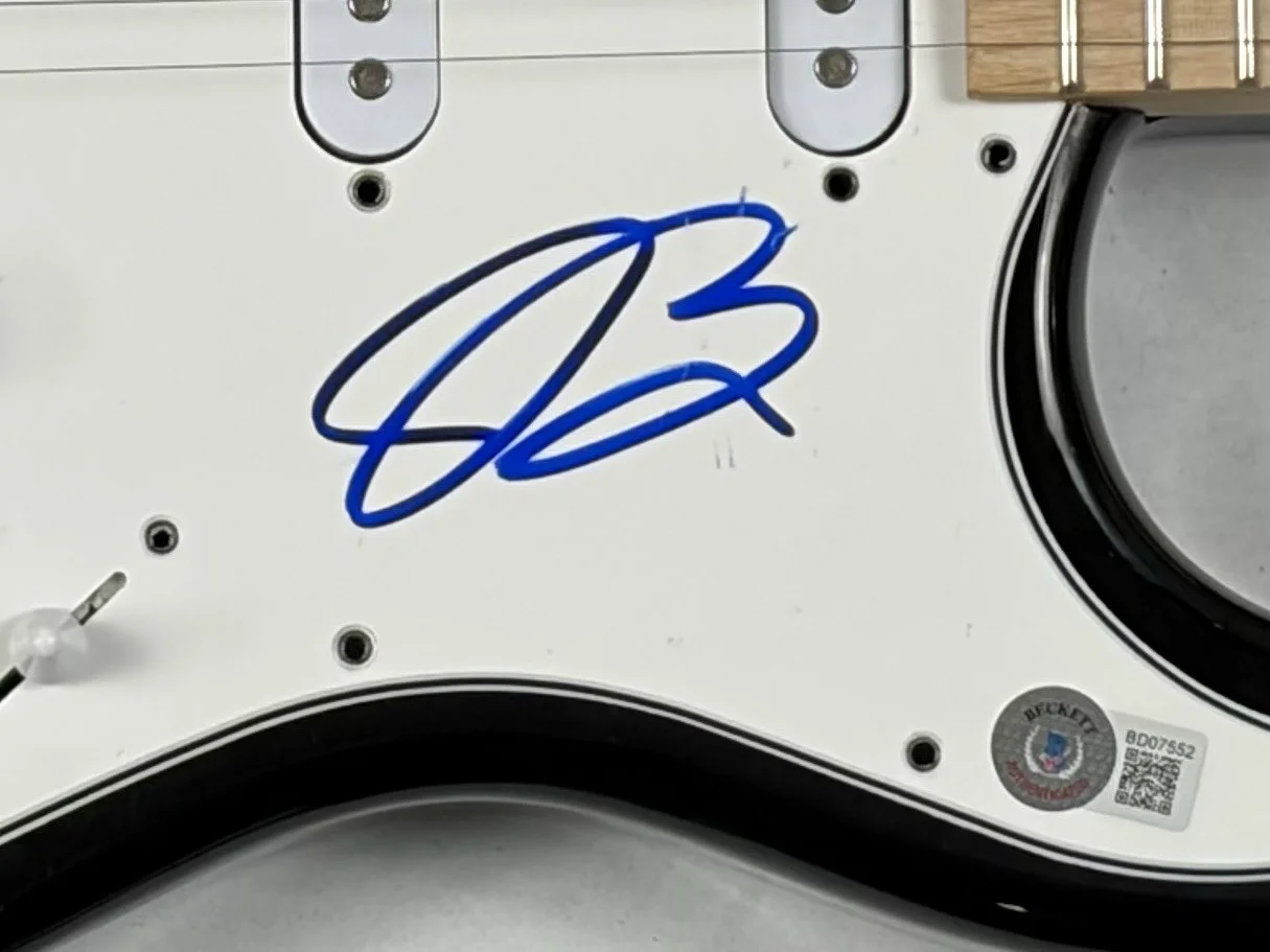 Joe Bonamassa Signed Autograph Electric Guitar Blues Rock Guitarist Beckett COA, изображение 5