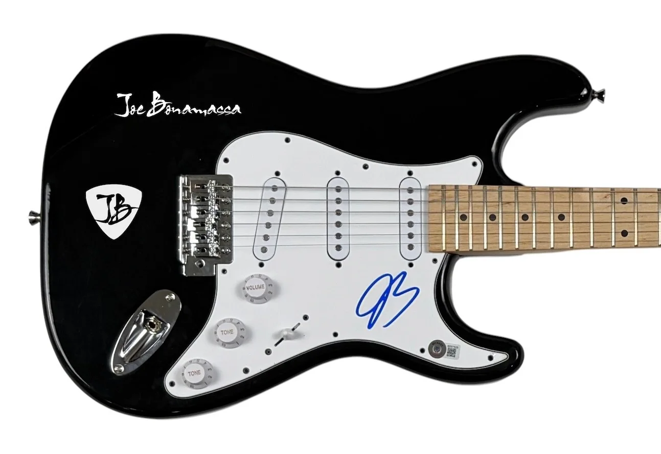 Joe Bonamassa Signed Autograph Electric Guitar Blues Rock Guitarist Beckett COA, изображение 4