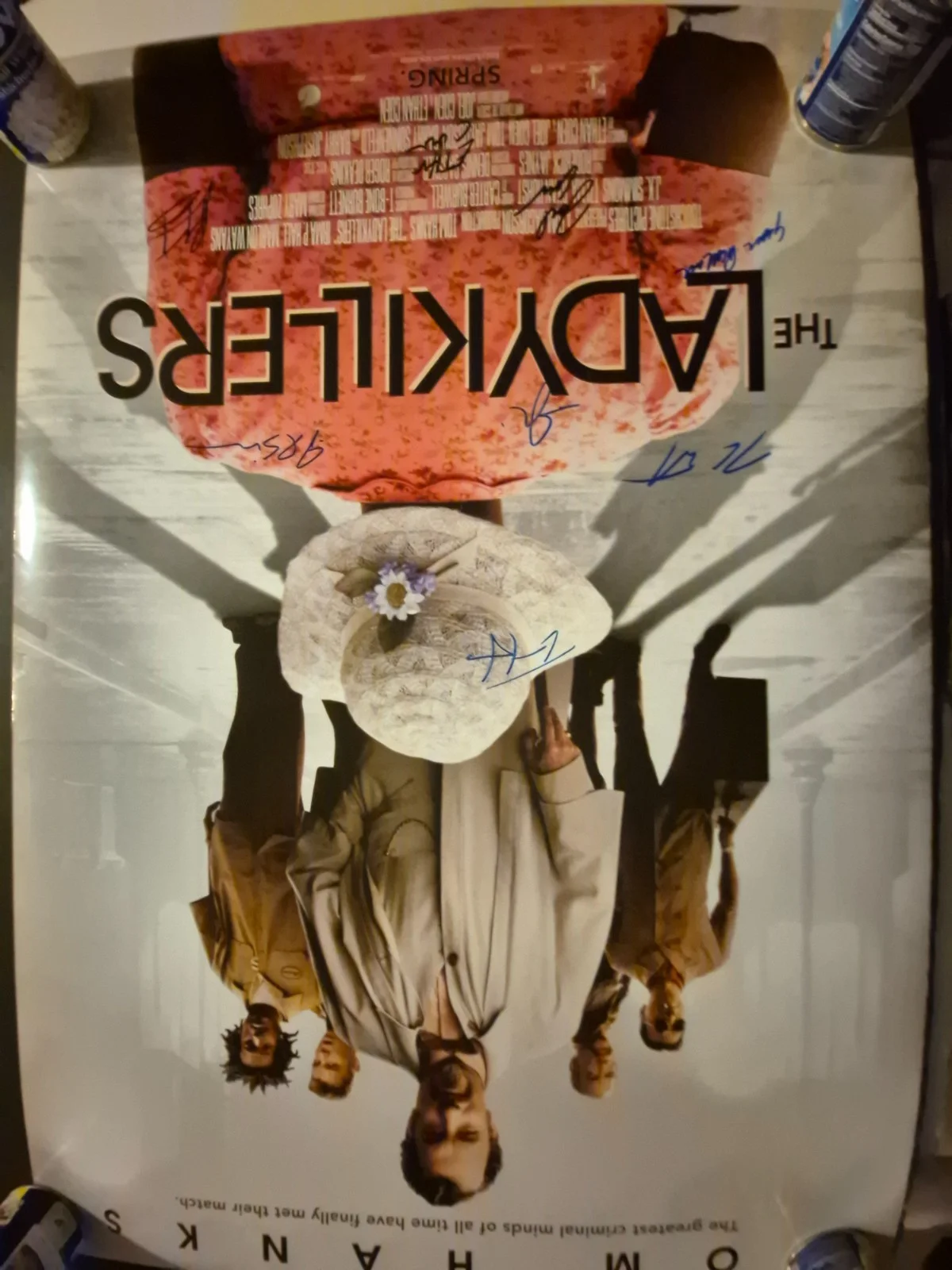 SEE BELOW — THE LADYKILLERS -CAST SIGNED , 1-SHEET MOVIE POSTER W/COA ekim, image 2