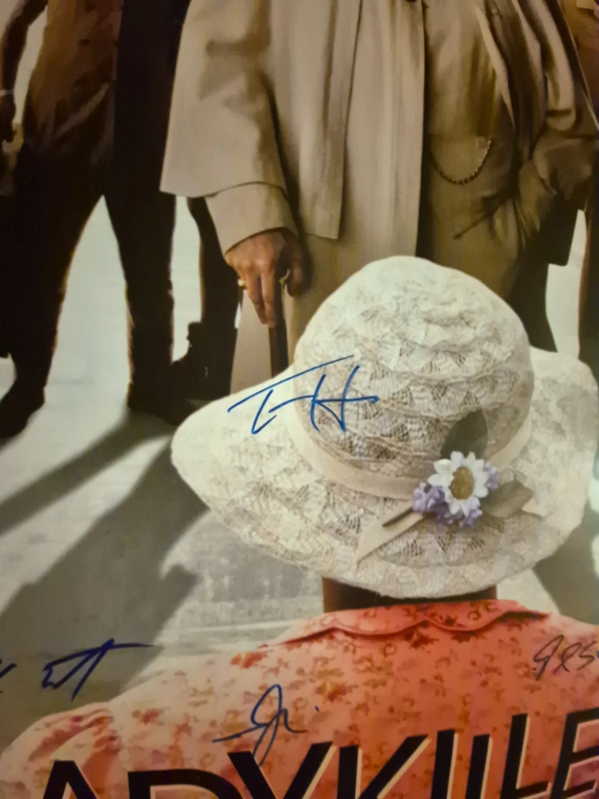 SEE BELOW — THE LADYKILLERS -CAST SIGNED , 1-SHEET MOVIE POSTER W/COA ekim, image 4