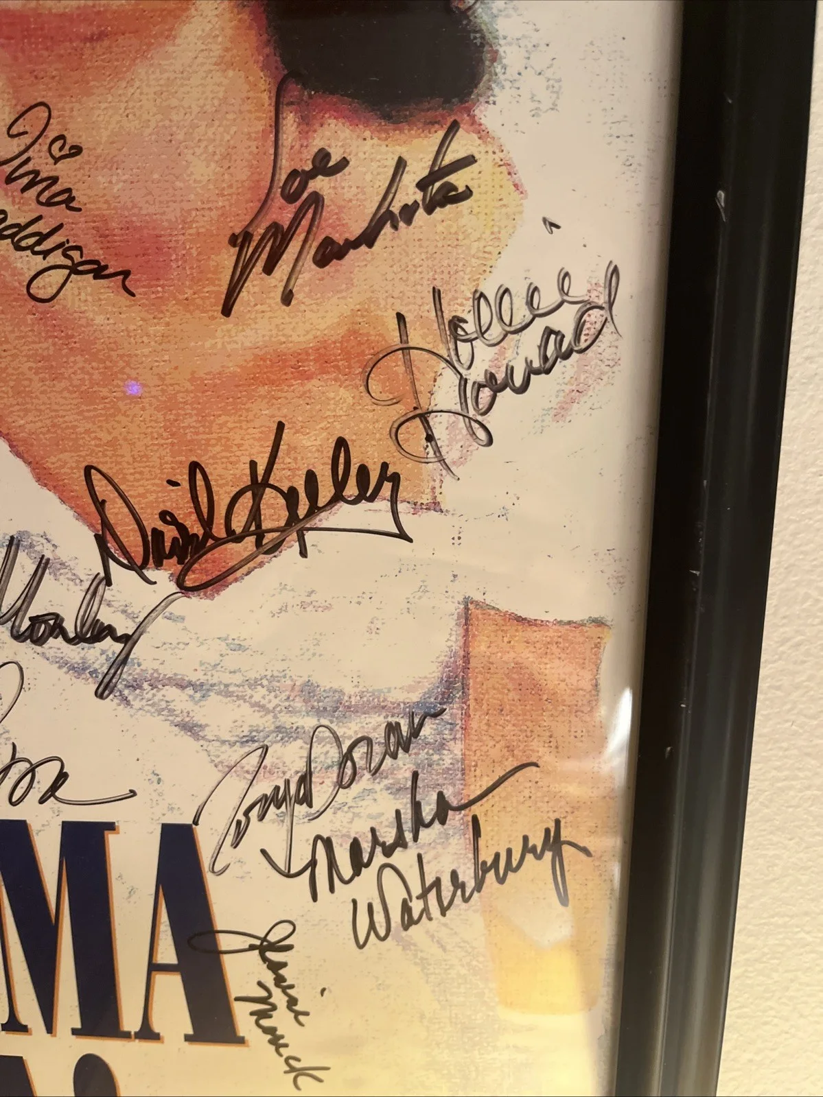 Vintage Mamma Mia! Original Signed Theater Poster 16”x 24”, image 4