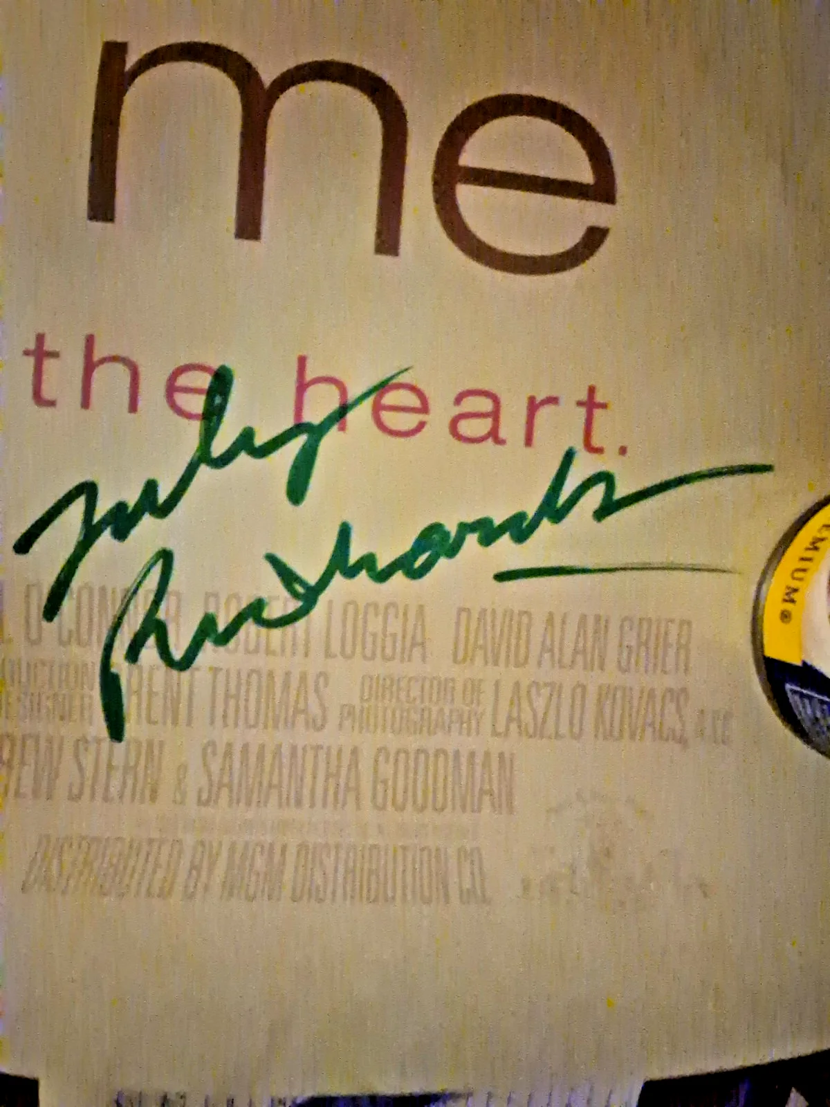 SEE BELOW — RETURN TO ME - CAST SIGNED , 1-SHEET MOVIE POSTER ekim, image 5