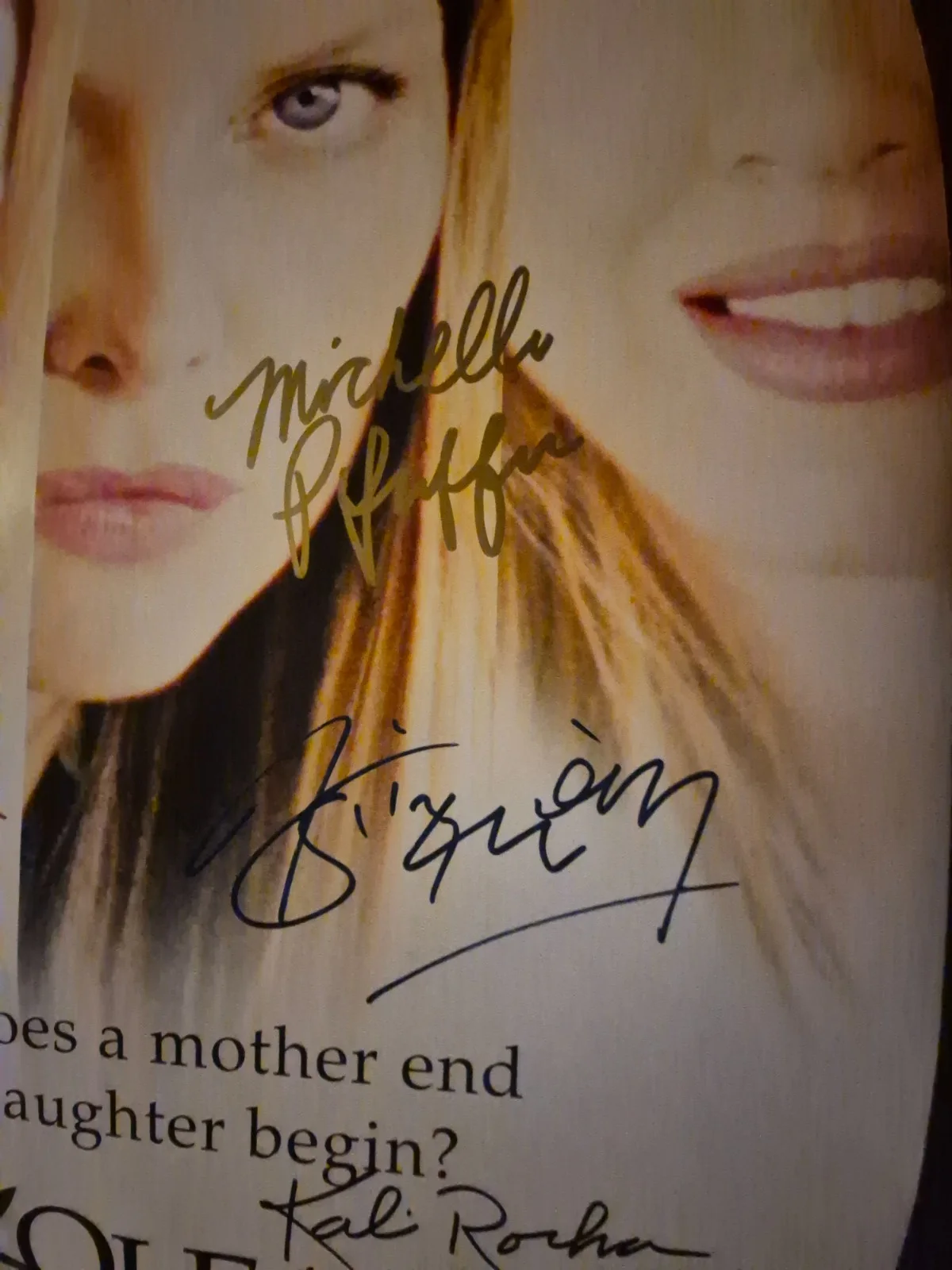SEE BELOW — WHITE OLEANDER CAST SIGNED , 1-SHEET MOVIE POSTER WITH COA ekim, изображение 4