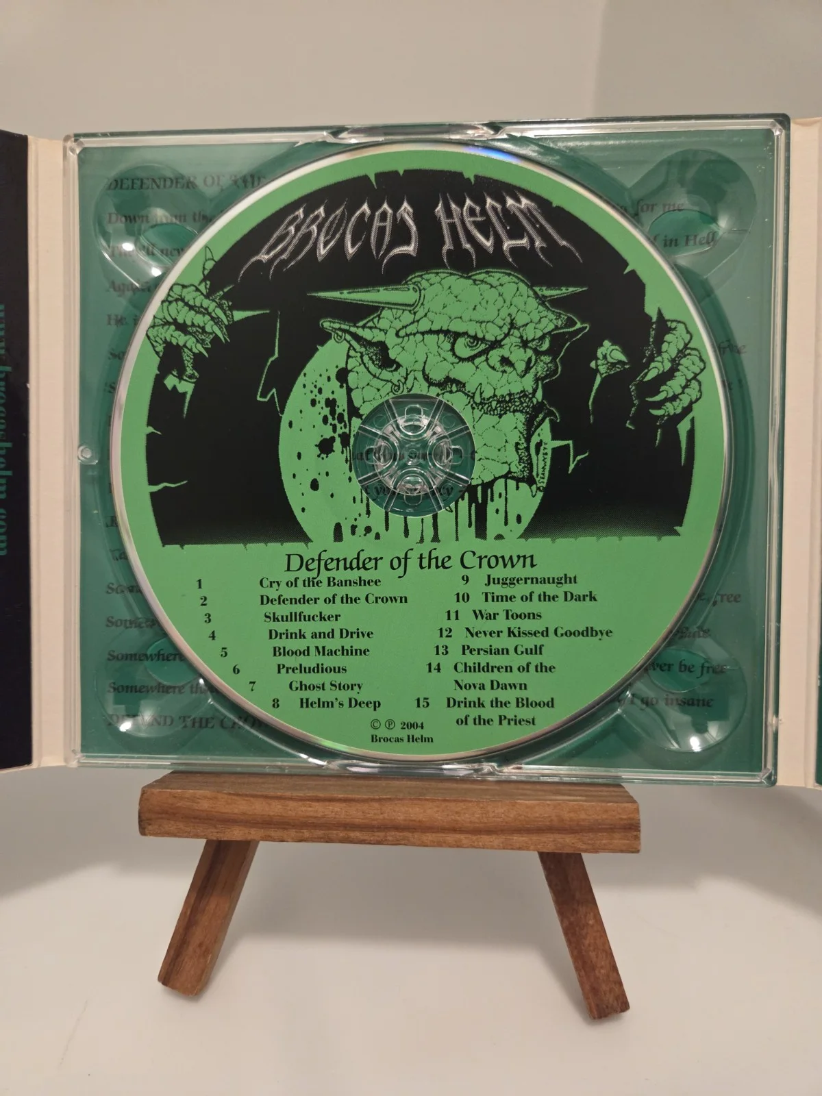 BROCAS HELM Defender of the Crown Signed CD with Autographed Booklet, изображение 5