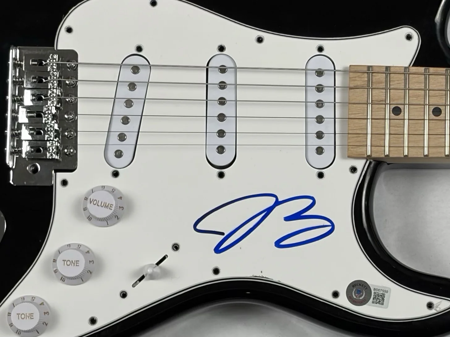 Joe Bonamassa Signed Autograph Electric Guitar Blues Rock Guitarist Beckett COA, изображение 4