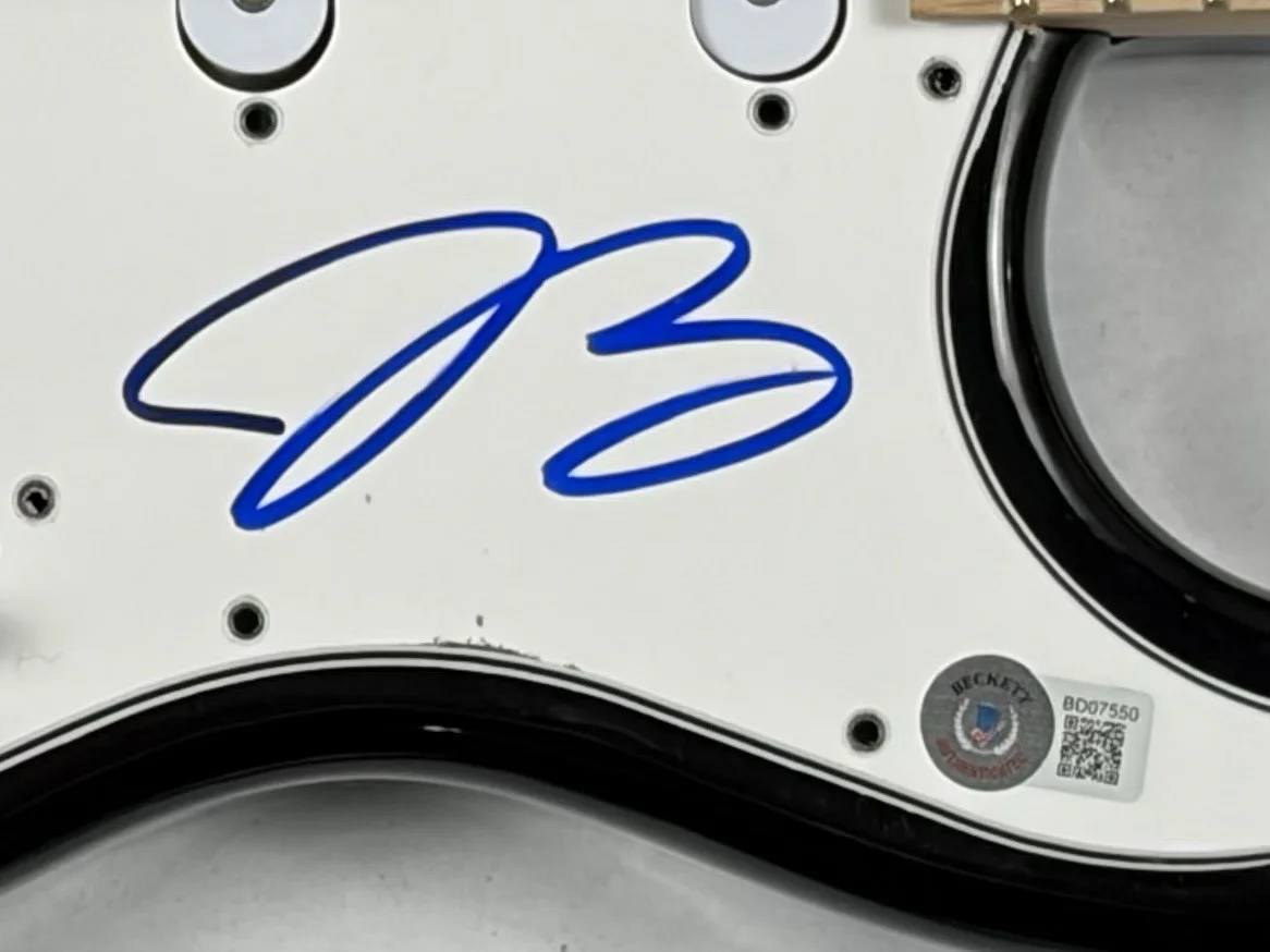Joe Bonamassa Signed Autograph Electric Guitar Blues Rock Guitarist Beckett COA, изображение 5