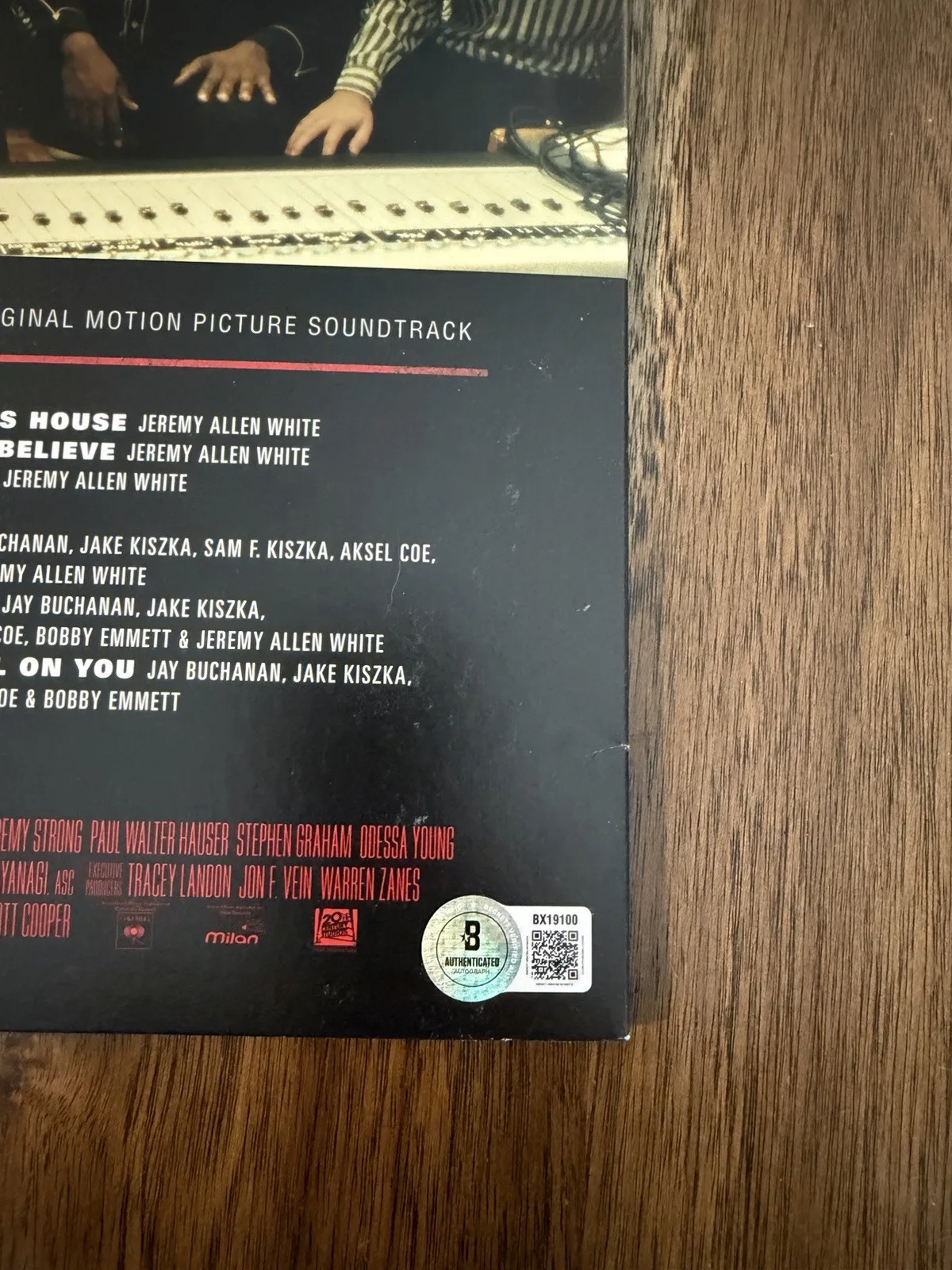 Jeremy Allen White ‘Deliver Me From Nowhere’ Signed Vinyl Album Beckett, изображение 3