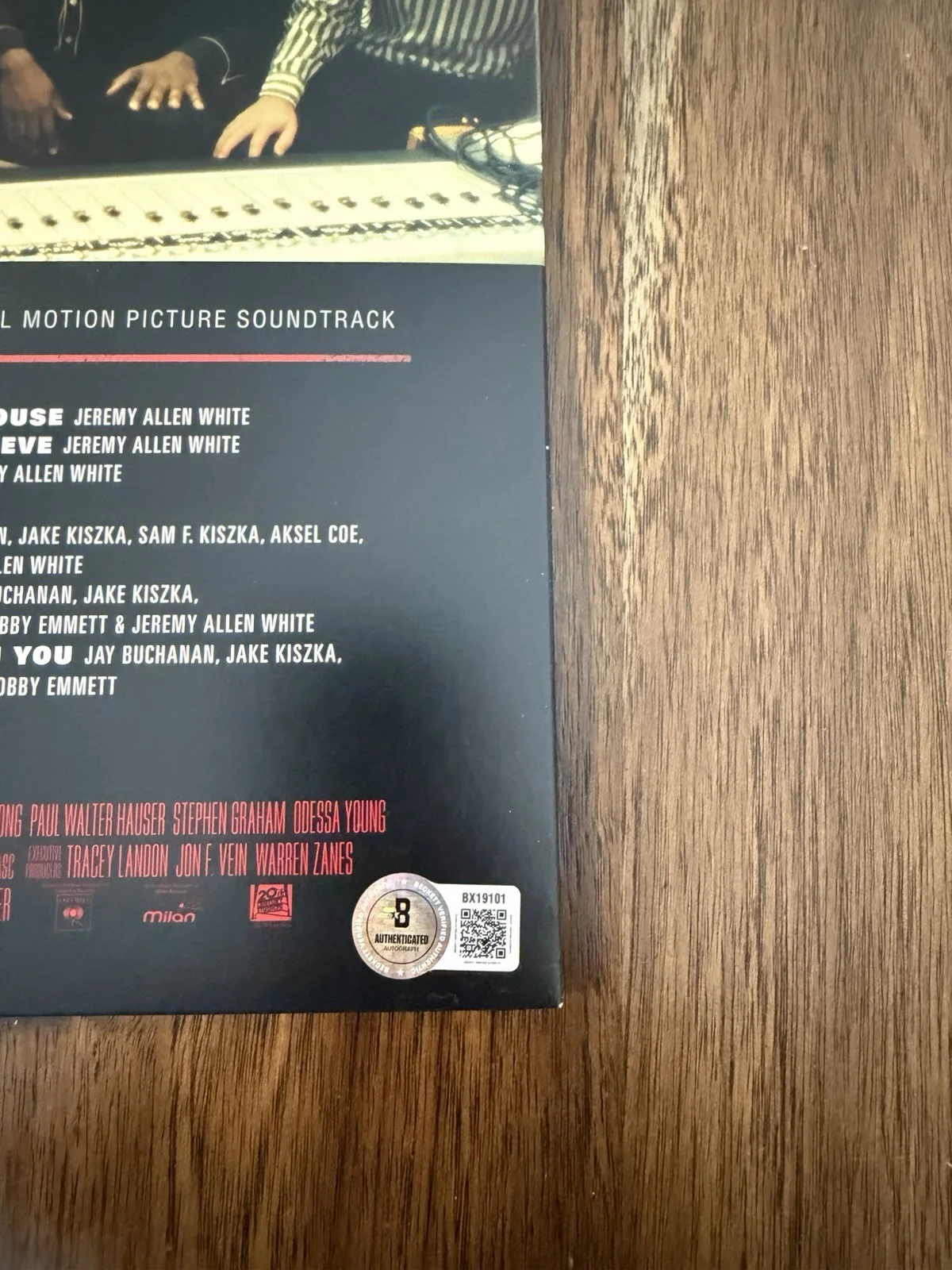Jeremy Allen White ‘Deliver Me From Nowhere’ Signed Vinyl Album Beckett, изображение 3