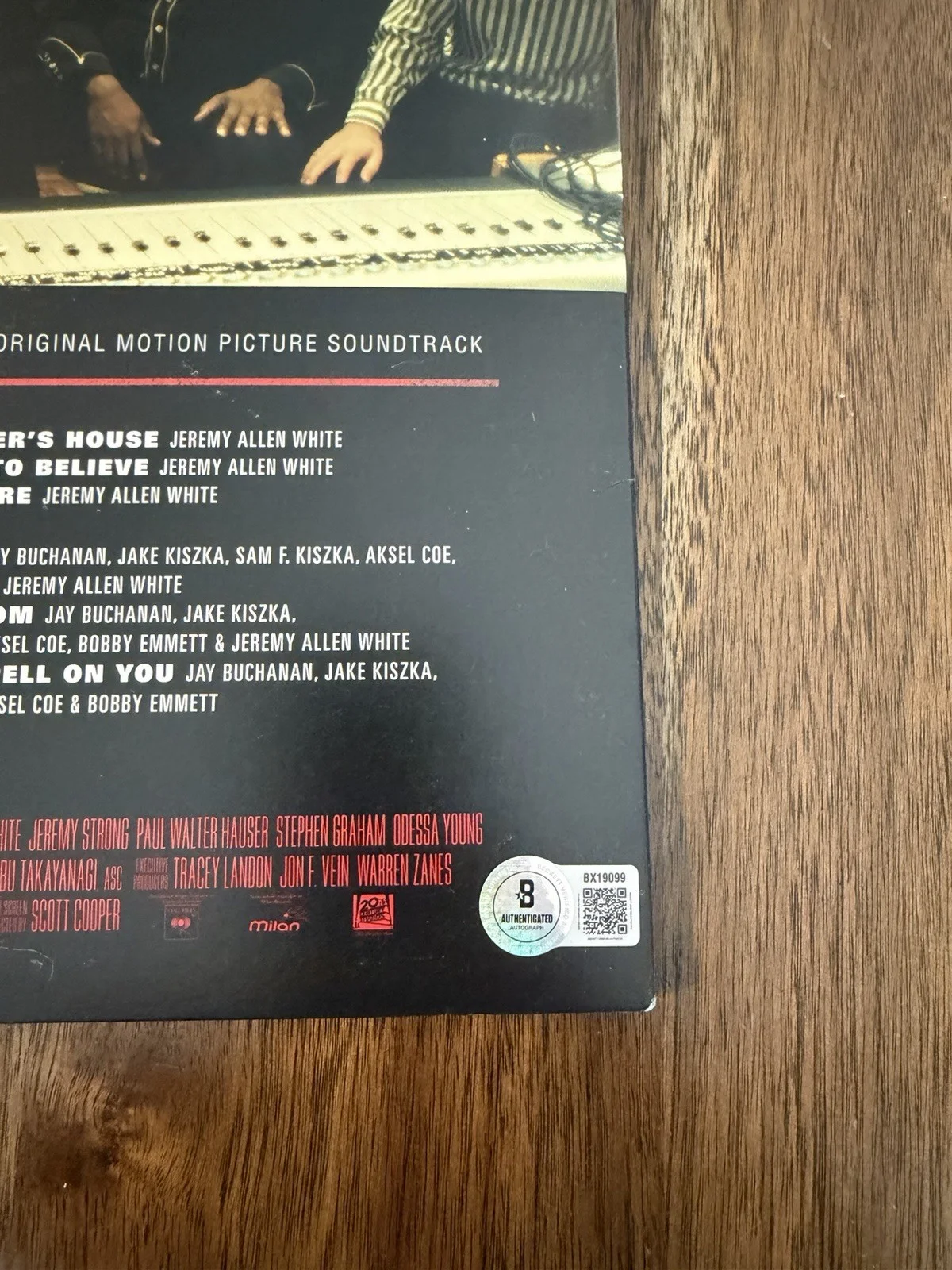Jeremy Allen White ‘Deliver Me From Nowhere’ Signed Vinyl Album Beckett, изображение 3