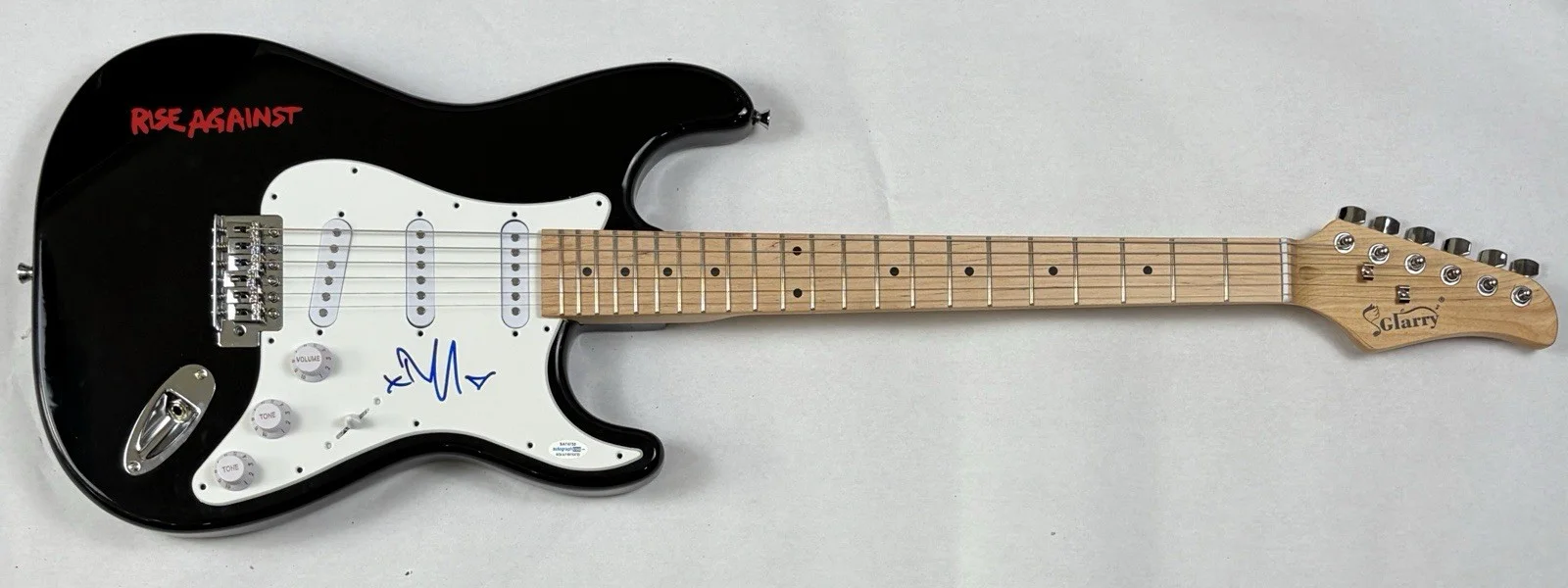 RISE AGAINST Tim McIlrath Signed Autograph Electric Guitar Band Singer ACOA COA, изображение 3