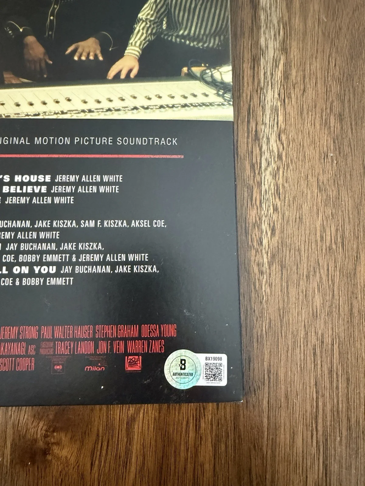 Jeremy Allen White ‘Deliver Me From Nowhere’ Signed Vinyl Album Beckett, изображение 3