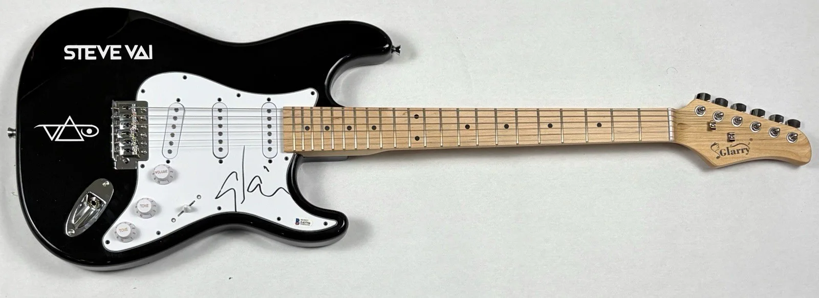 Steve Vai Signed Autograph Electric Guitar David Lee Roth Guitarist Beckett COA, image 2