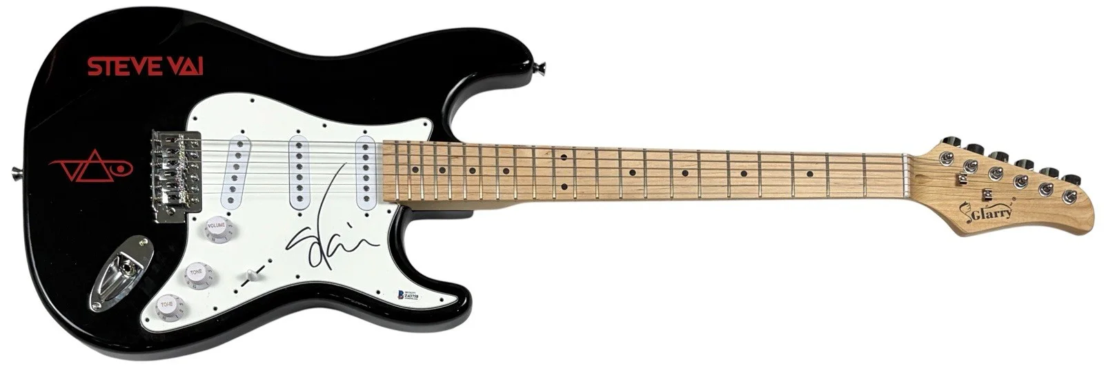 Steve Vai Signed Autograph Electric Guitar Frank Zappa Guitarist Beckett COA, изображение 2