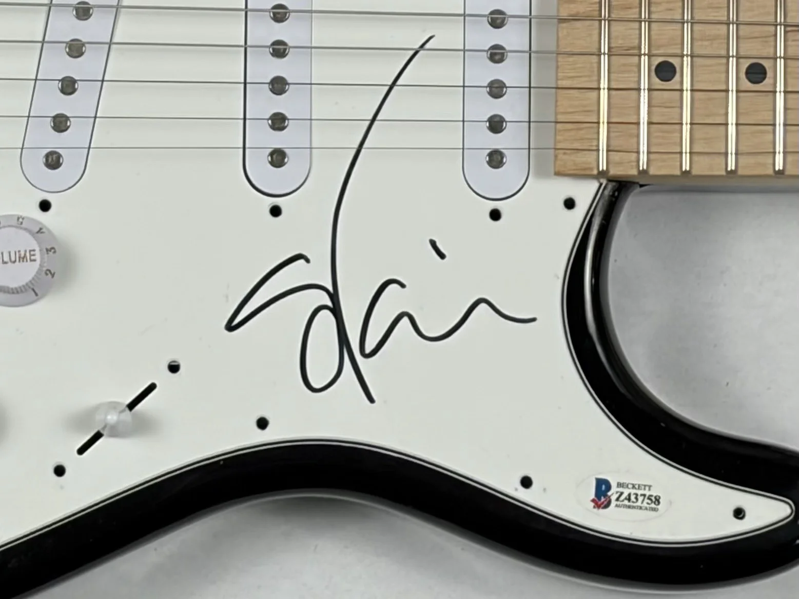 Steve Vai Signed Autograph Electric Guitar Frank Zappa Guitarist Beckett COA, изображение 5