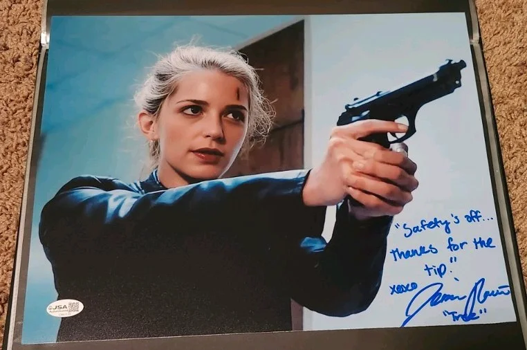 Jessica Rothe — Jessica Rothe Happy Death Day signed autographed 11x14 photo w/quote. JSA Cert