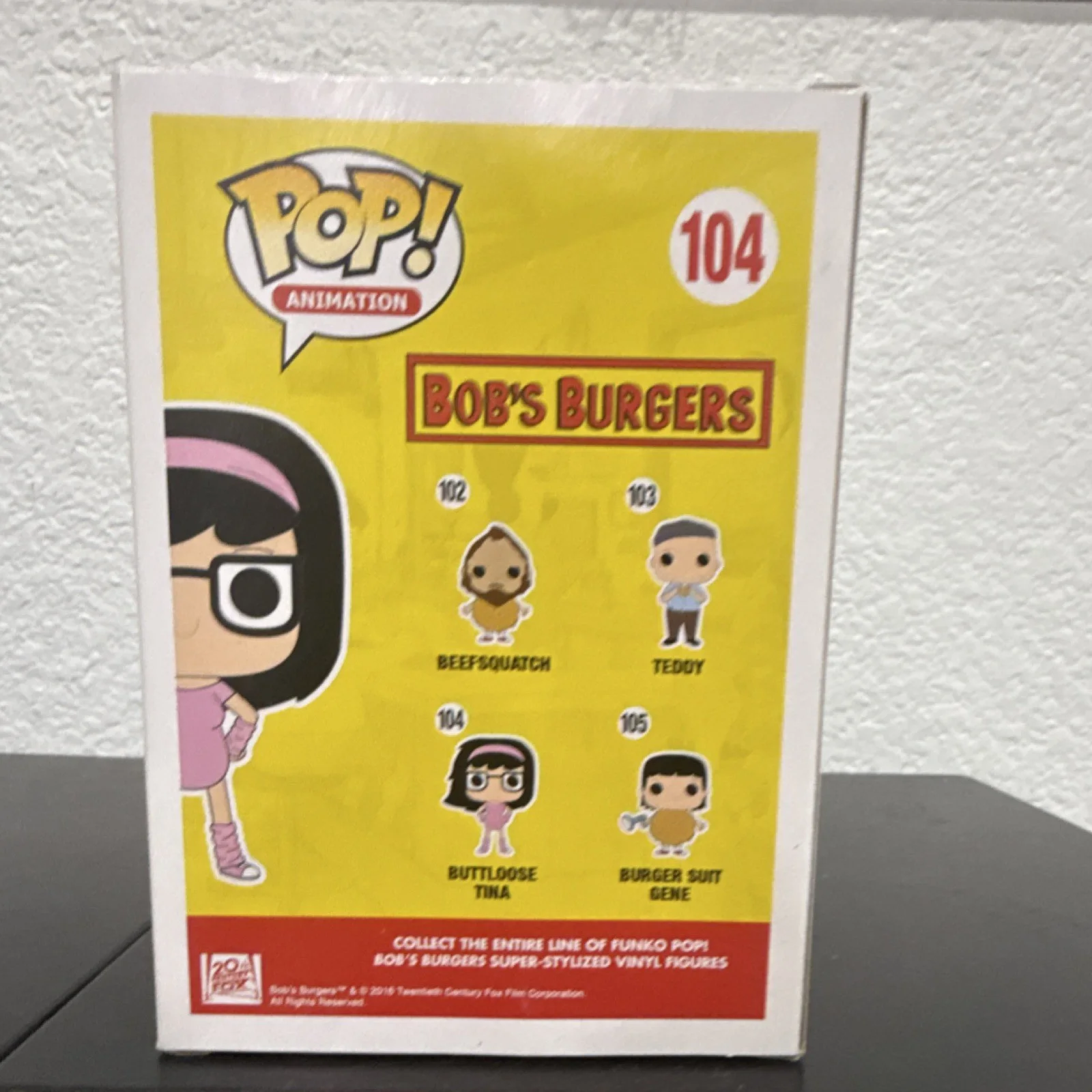 Ian — Funko Pop! Bob's Burgers Buttloose Tina Autographed Figure Signed by tom Connor, image 3