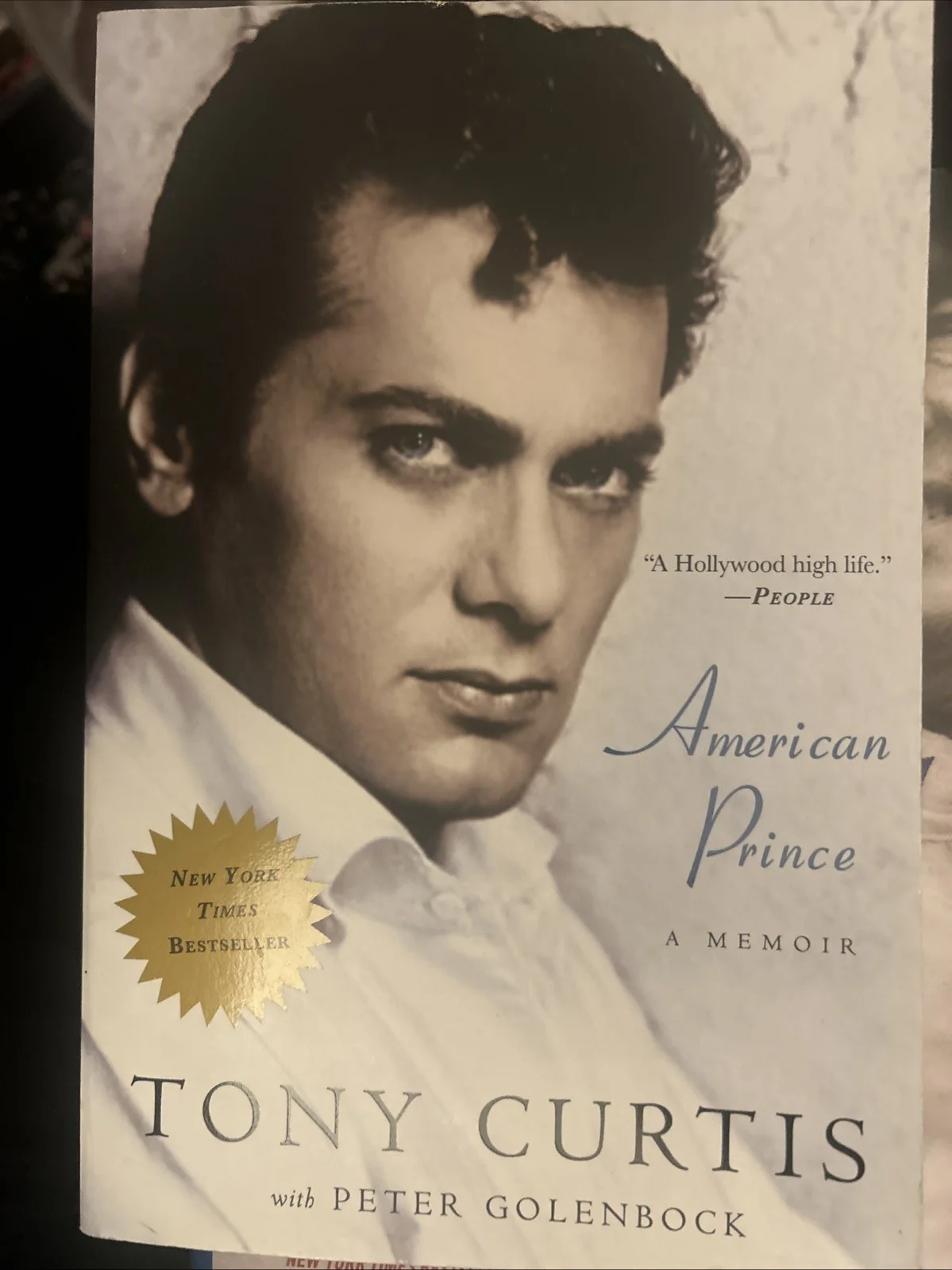 No — Tony Curtis American Prince Preowned Very Good Condition, image 2