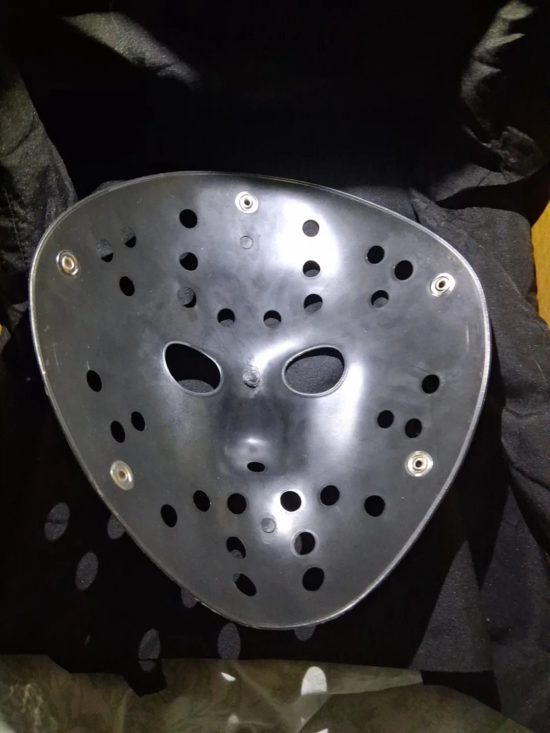 Ari Lehman Signed Jason 1 Black Mask JSA Holo Sticker, image 5
