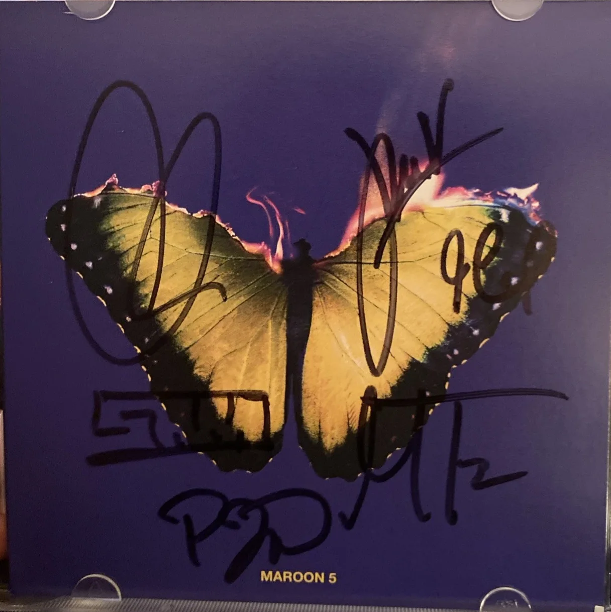 New Sealed MAROON 5 "Love Is Like" CD Signed Insert Autographed Auto ADAM LEVINE, image 3