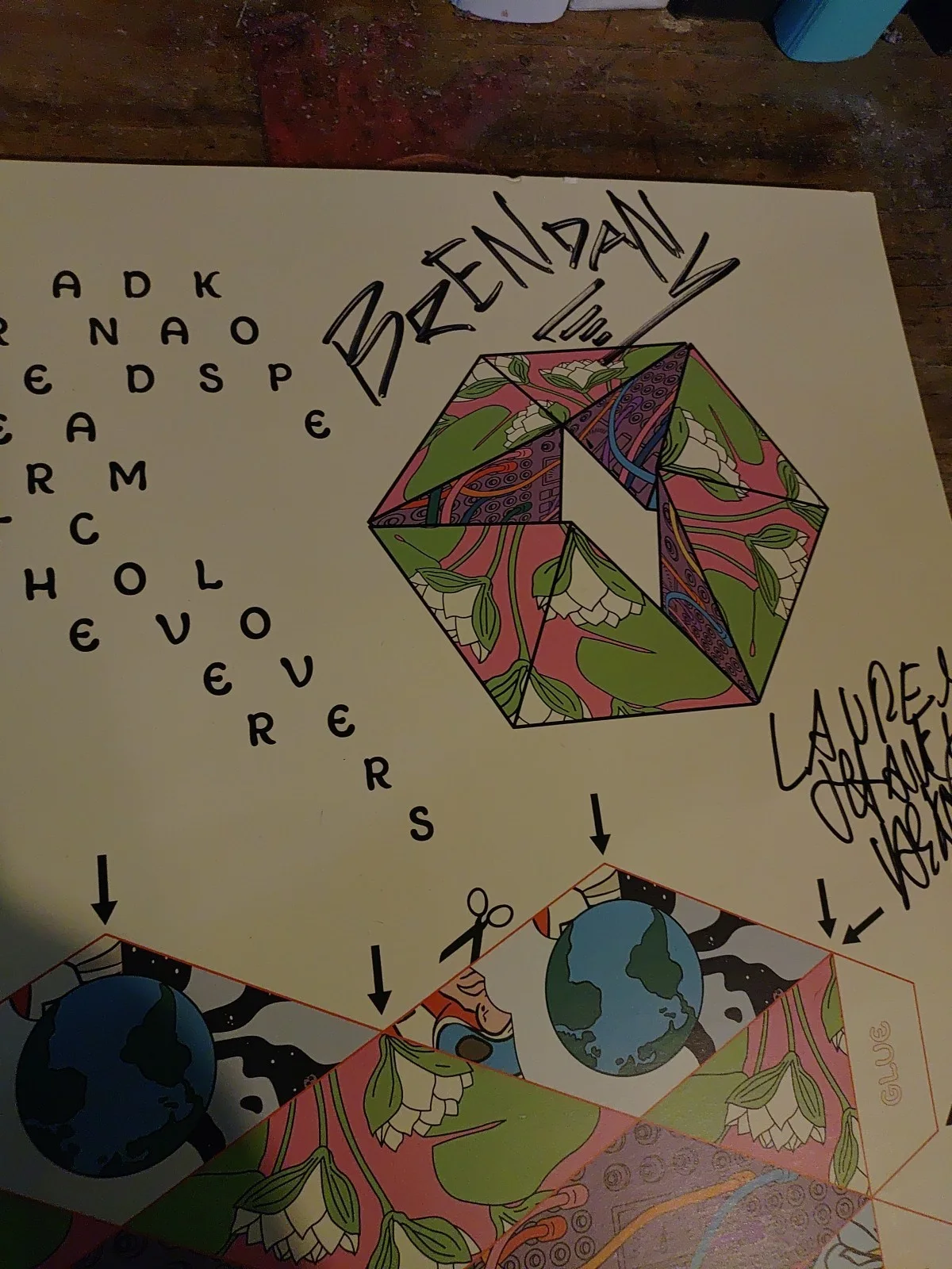 STRFKR 2022 Tour Poster Signed By Band Great Condition, image 4
