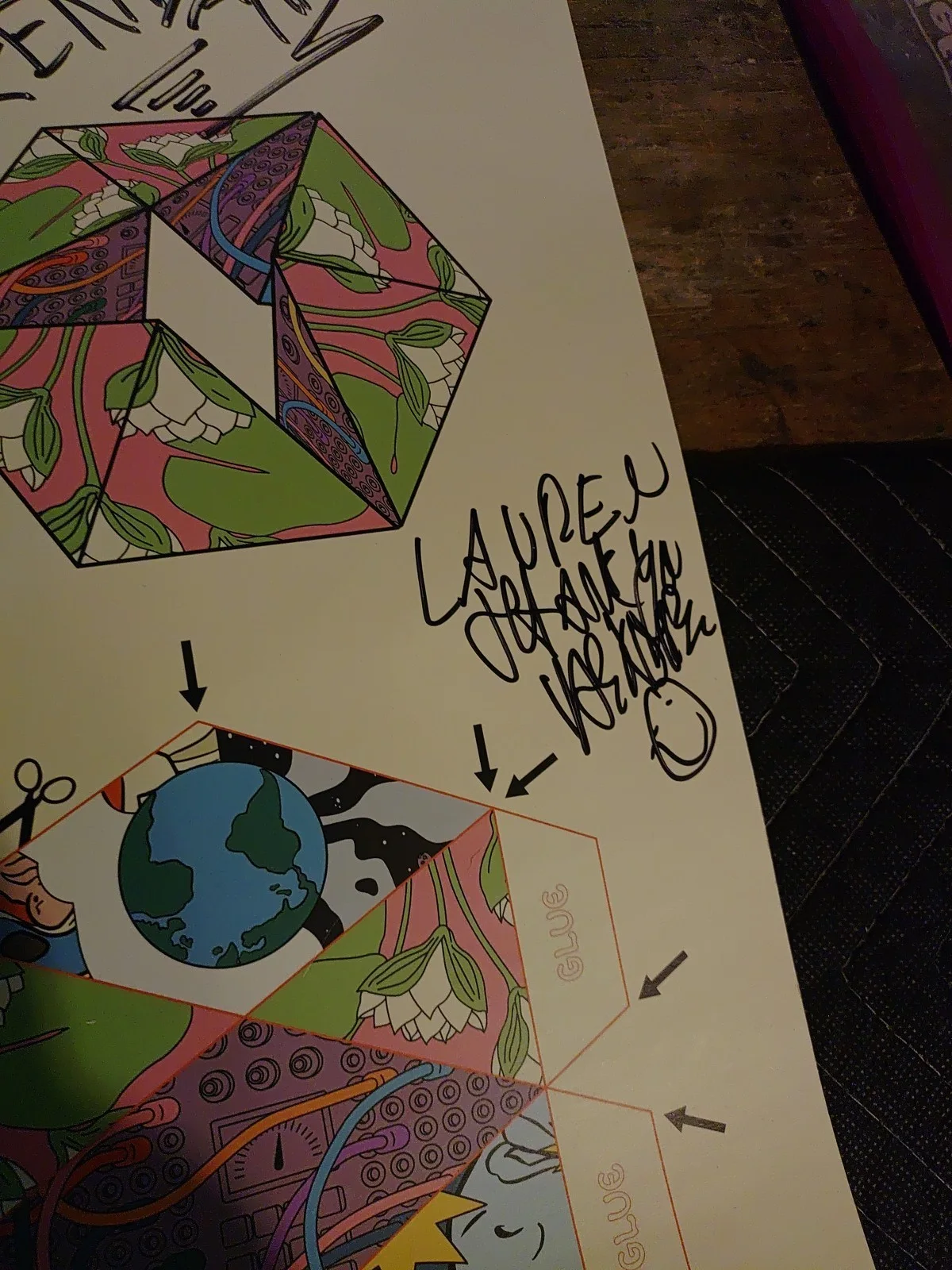 STRFKR 2022 Tour Poster Signed By Band Great Condition, image 5