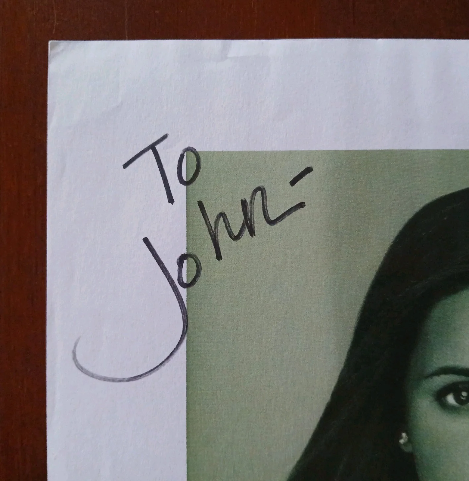 jamie lynn discala — jamie lynn discala signed 8.5x11 pic long Inscription meadow the sopranos actres, изображение 2