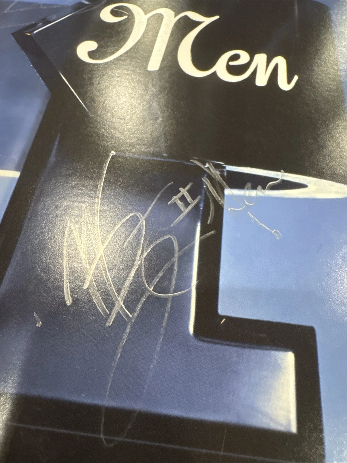 BOYZ II MEN SIGNED VINYL RECORD NATHAN & WANYA MORRIS + SHAWN Autograph Mariah, image 3