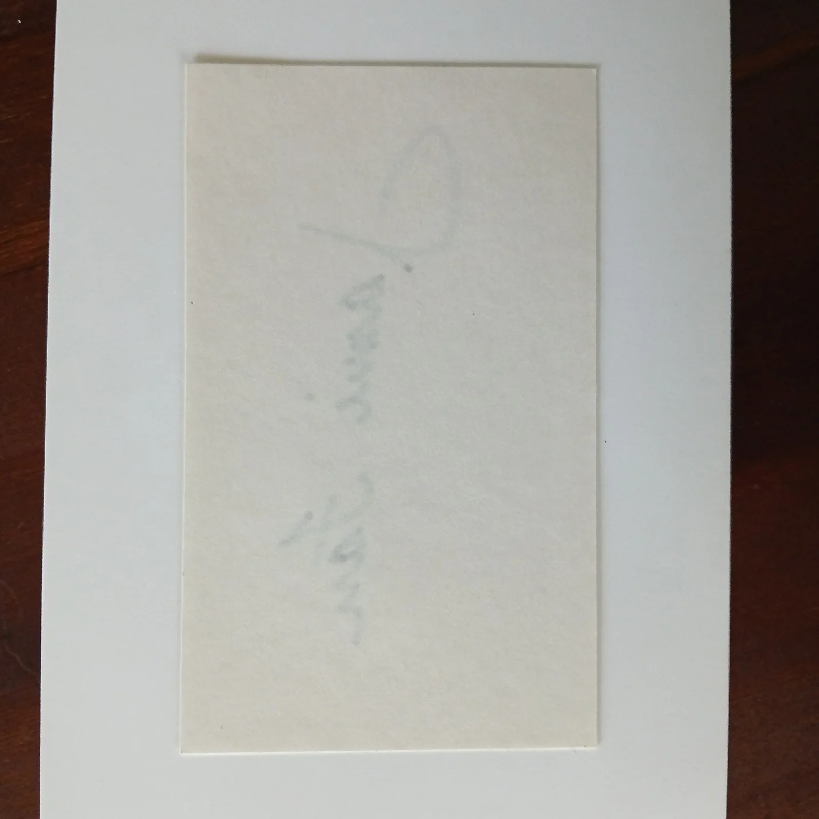 jamie farr — jamie farr signed 3x5 index card corp. max klinger m.a.s.h. defect, image 3