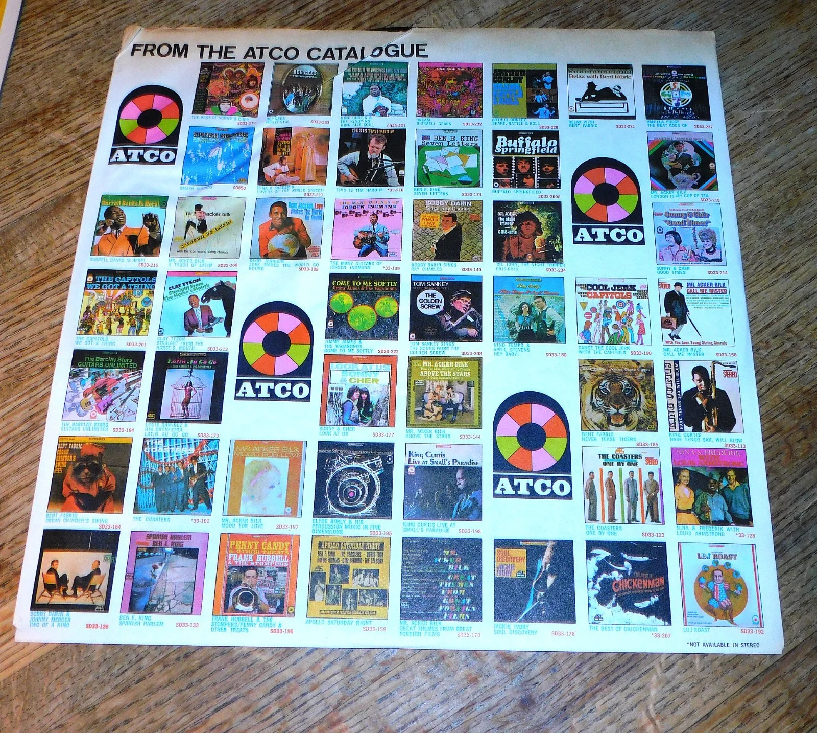 Vanilla Fudge Self Titled LP Vinyl EX Autographed Ticket Signed by Full Band, image 4