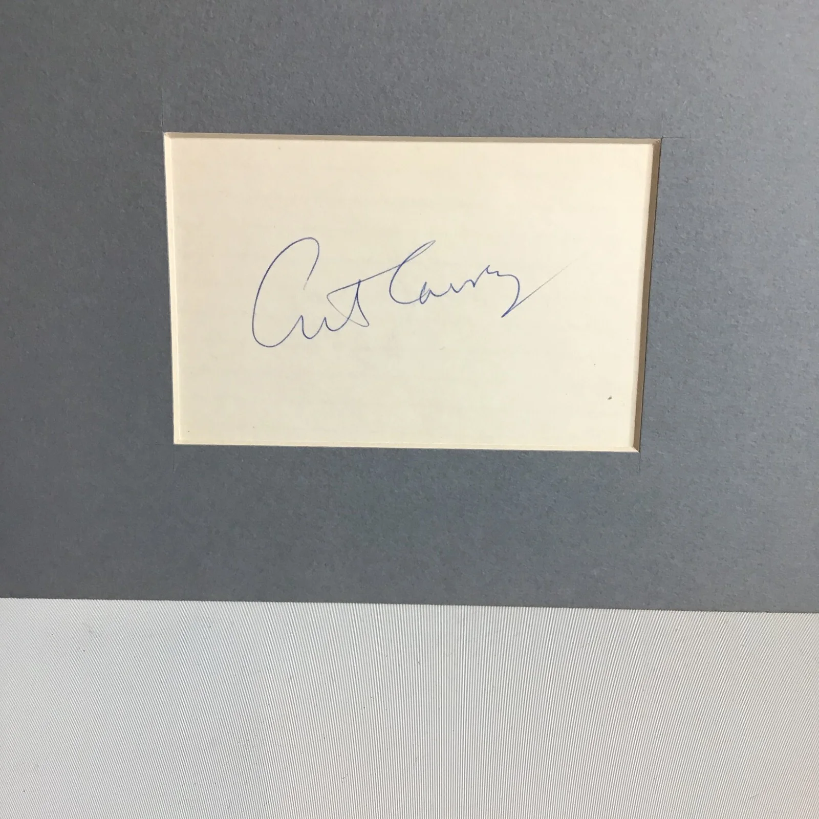 Art Carney "The Honeymooners" 11 x 14 Autograph Matte, image 2