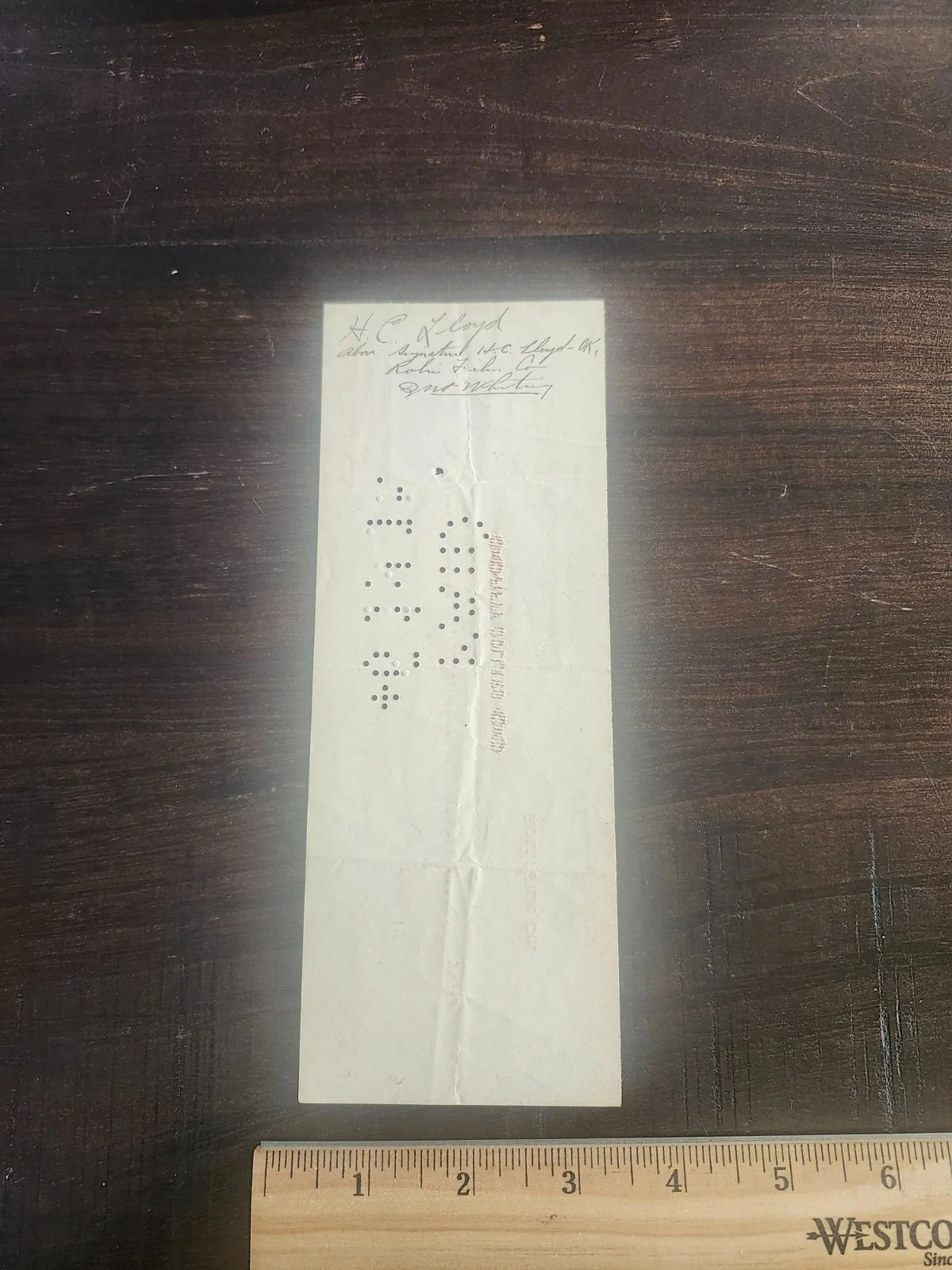 Rare 1915 Hollywood Actor Harold Lloyd Signed Film Company Check, image 2