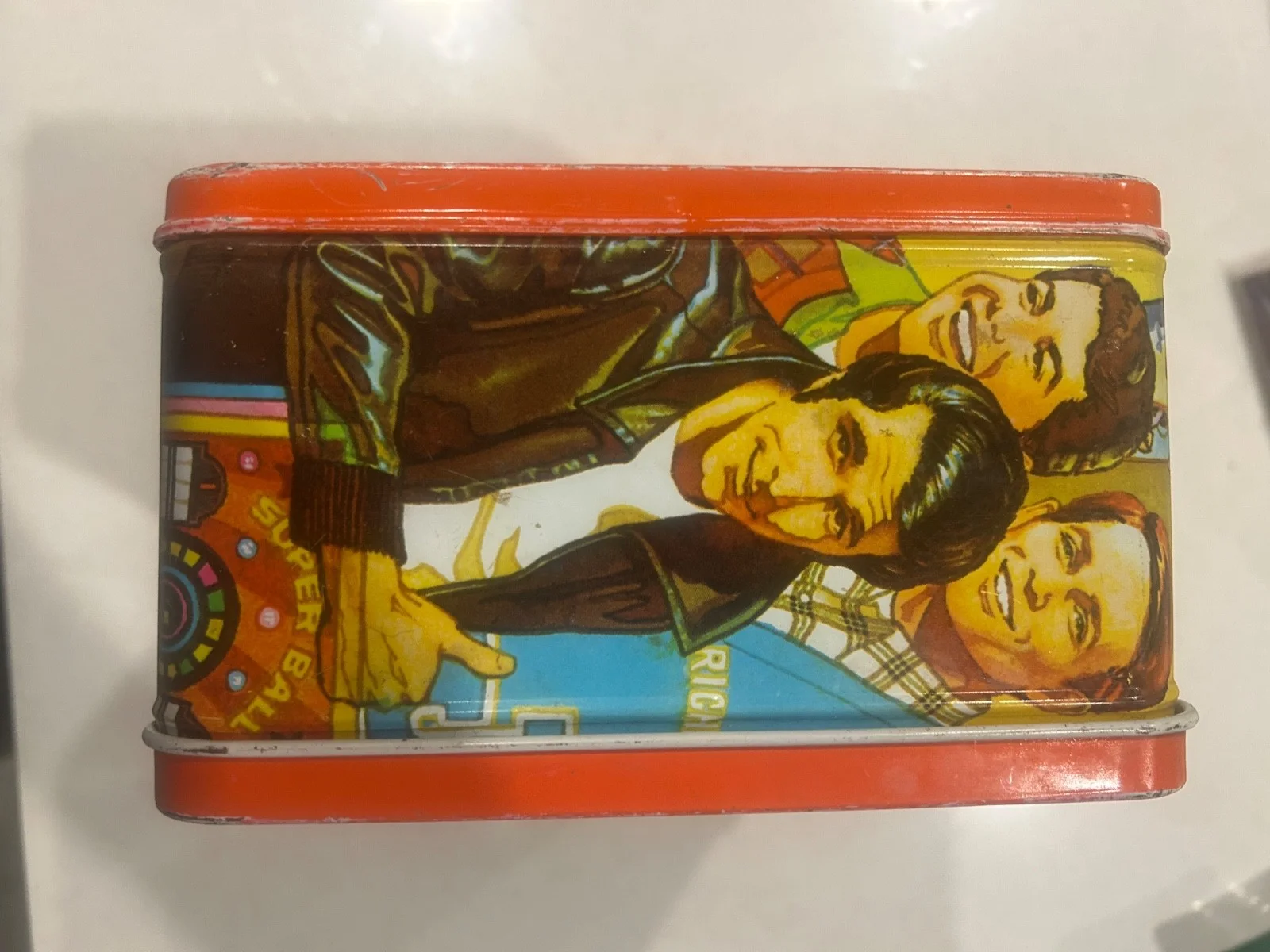vintage happy days lunchbox, Henry Winkler Don most Anson Williams autograph PSA, image 3